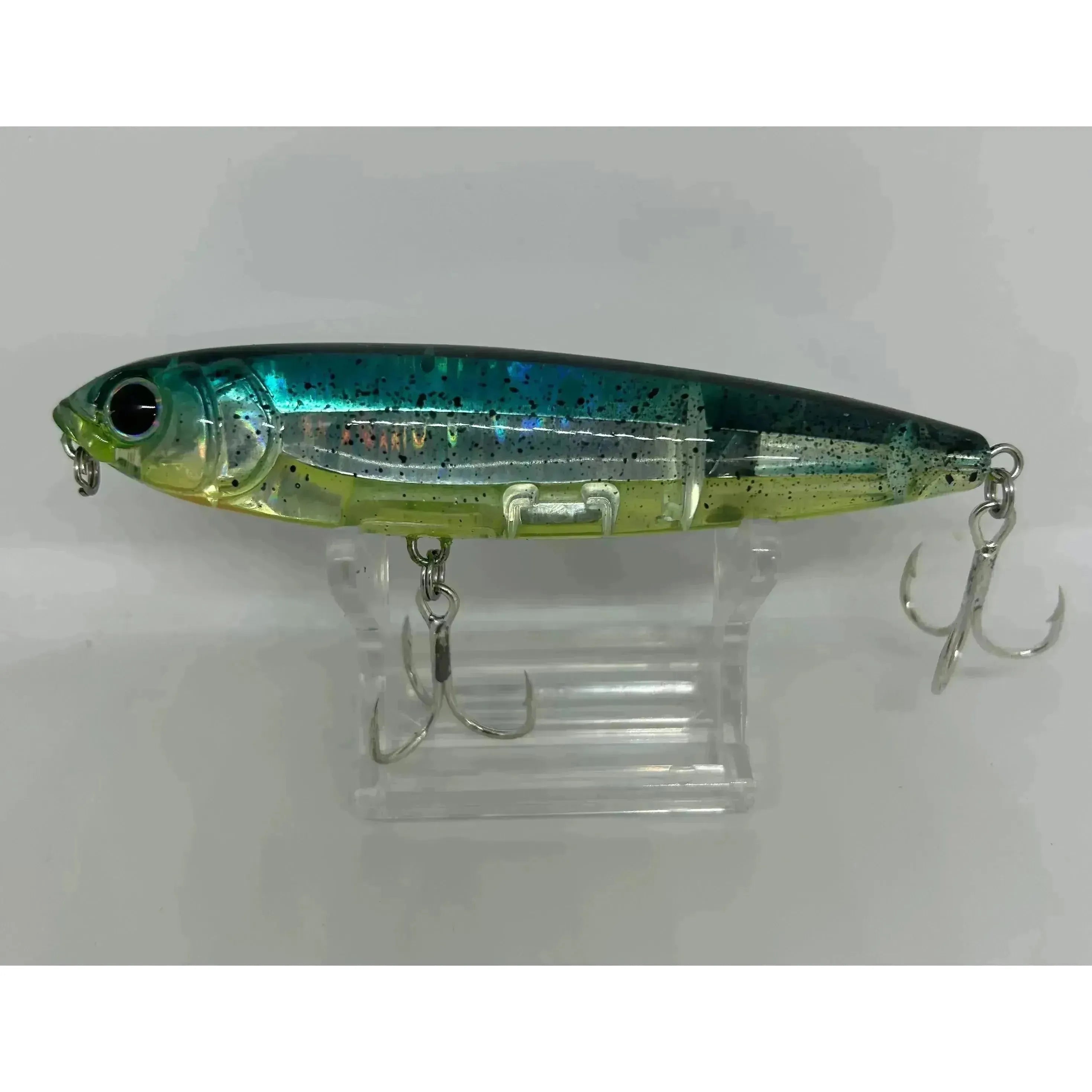 Small Surface 3D Inshore Prism Pencil Bass Lures 100mm 17g - Bass Lures UK