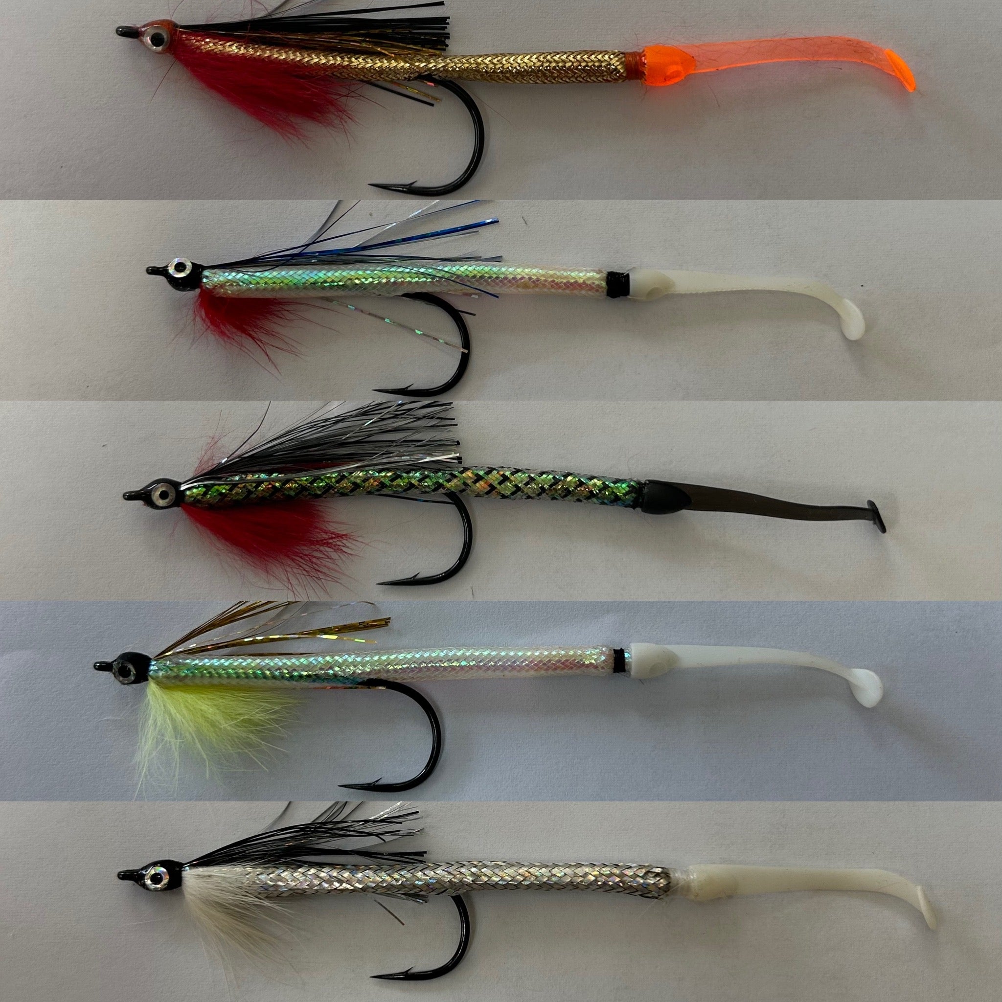 Saltwater Fly Fishing Lures Deutsch Flies With Insert For Bass