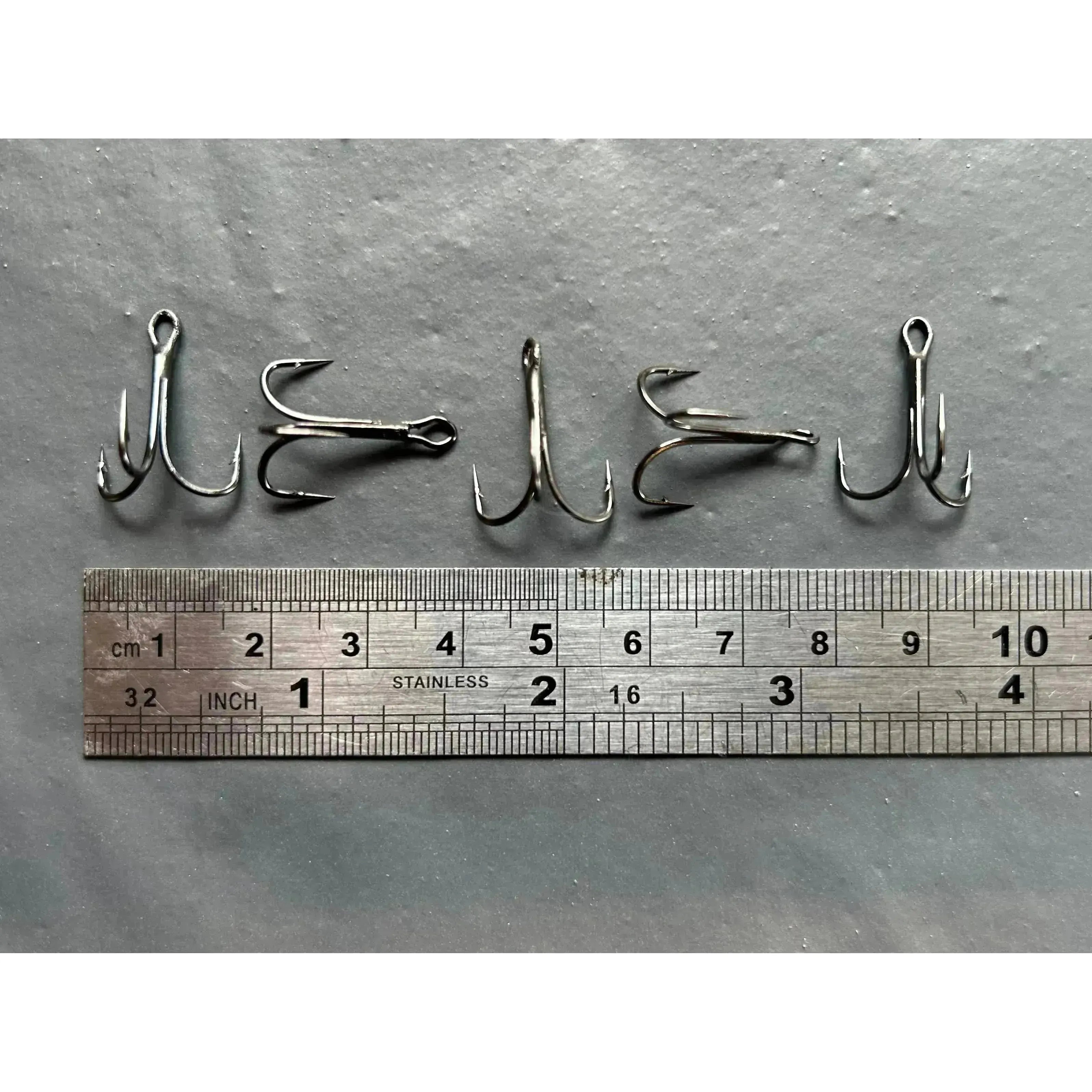 Replacement Treble Hooks for Bass Lures (Pack of 5) - Bass Lures UK