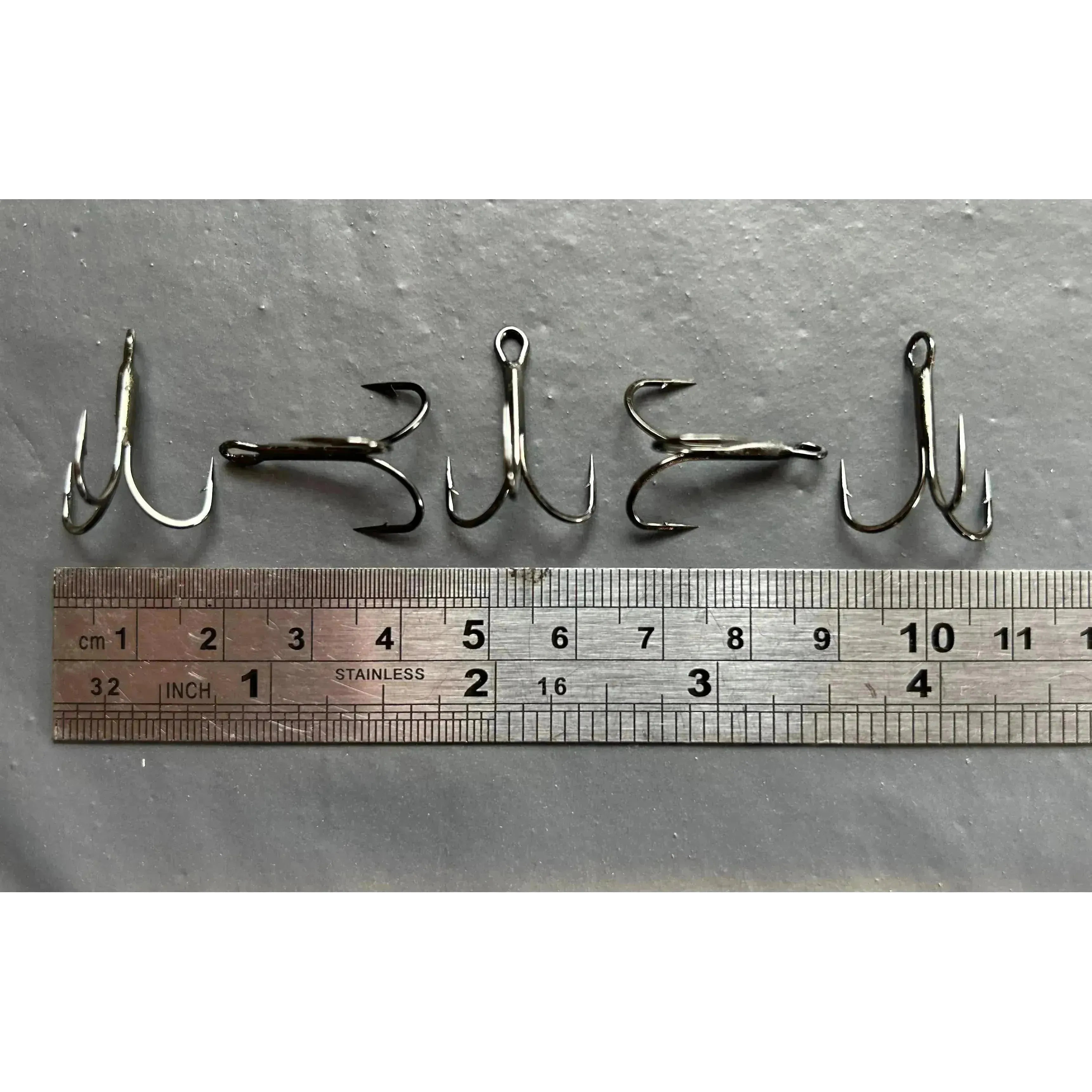 Replacement Treble Hooks for Bass Lures (Pack of 5) - Bass Lures UK