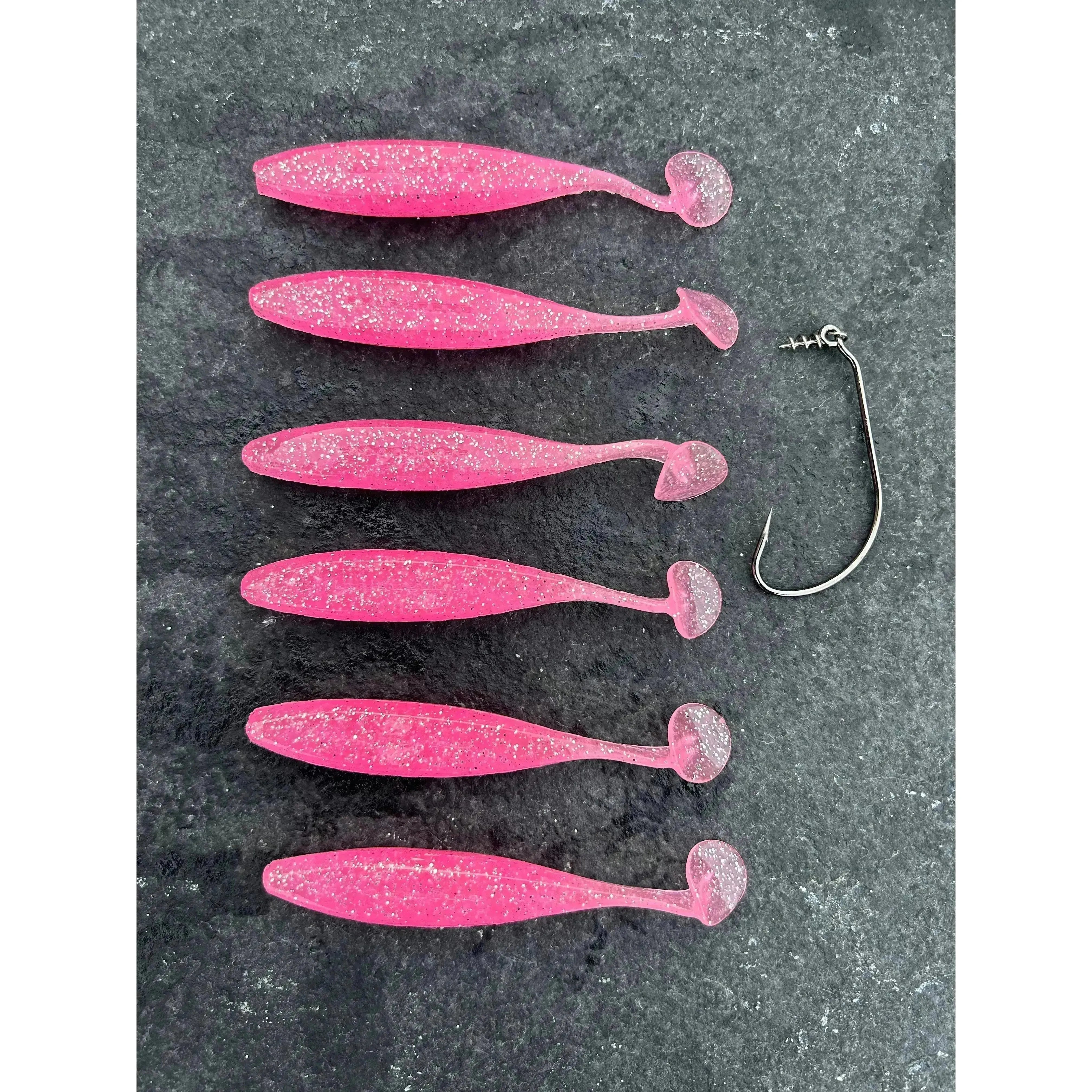 Small Weedless Bass Lure Shads 90mm - Bass Lures UK