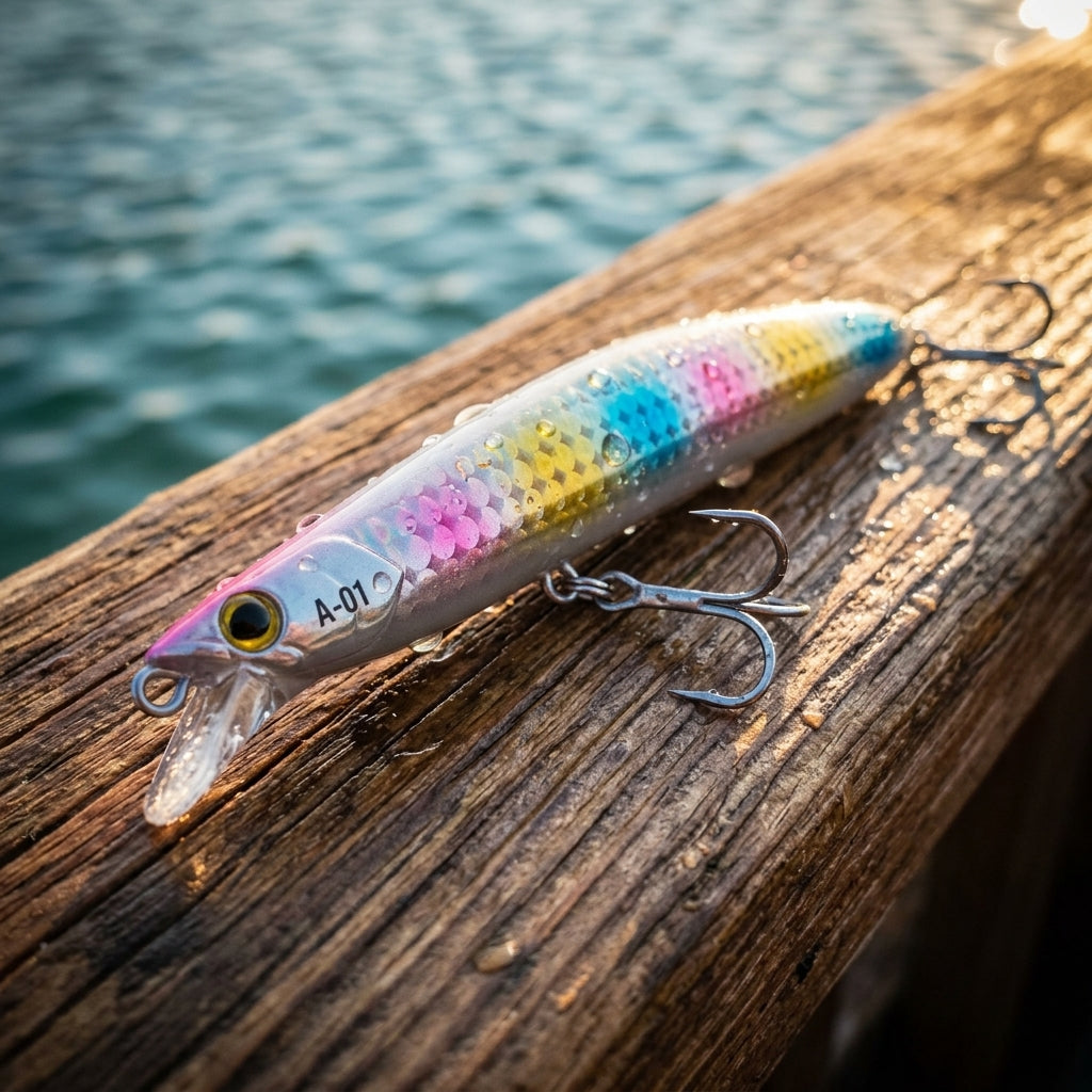 Hard-body diving fishing lure — Lakeside Gear Detail | Generated by Modelize