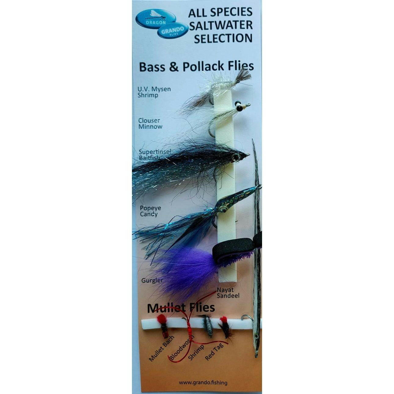 Saltwater Species Fly Packs - Bass Lures UK