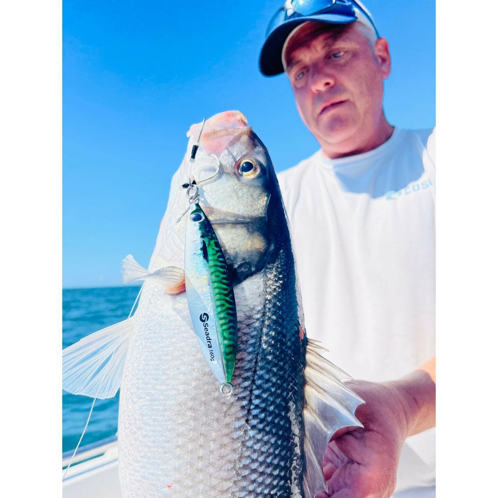 Seadra Slow Aqua - Drop Bass Lure Boat Jig (Slowey Joey) - Bass Lures UK