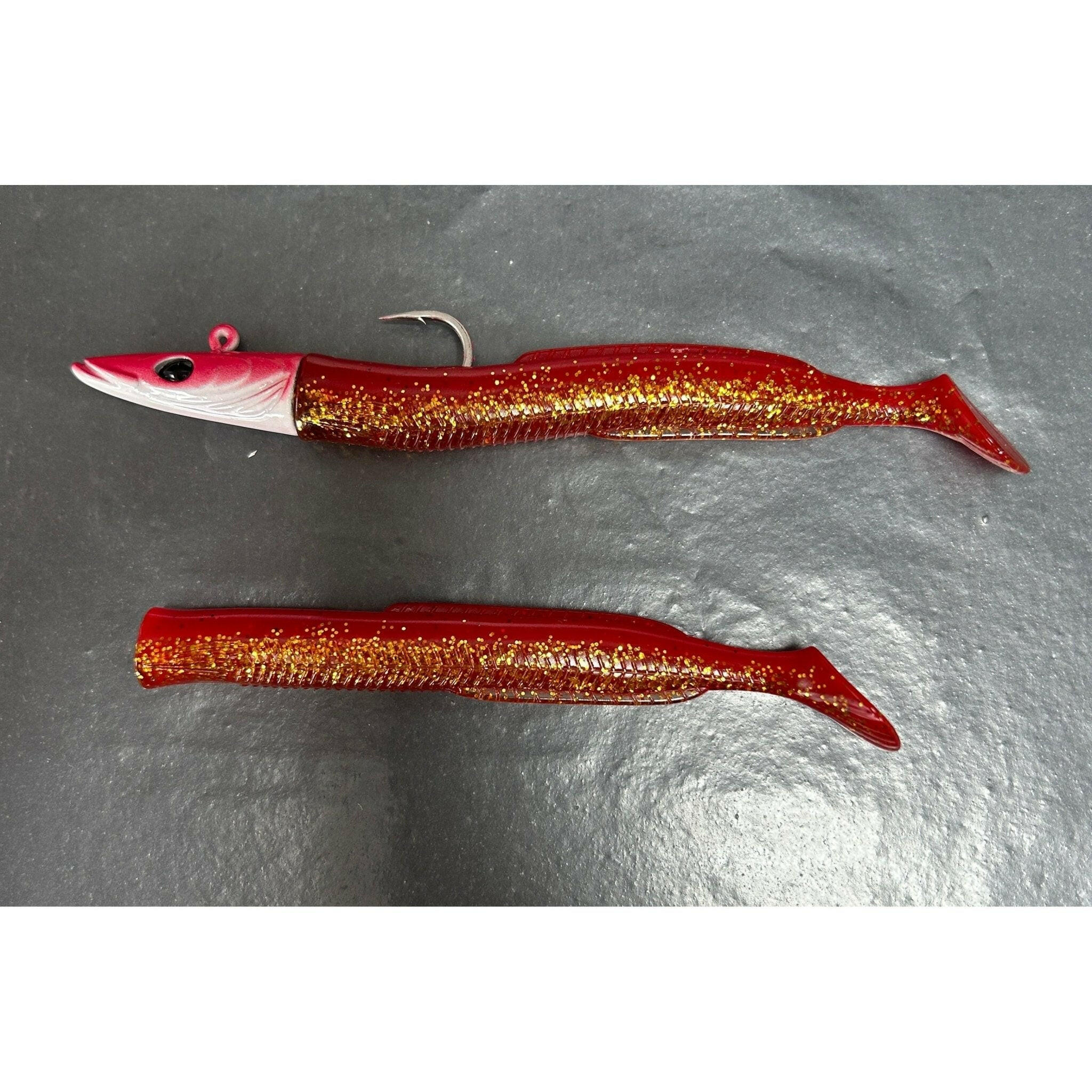 Weighted Sandeel Bass Lure 125mm 20g - Bass Lures UK