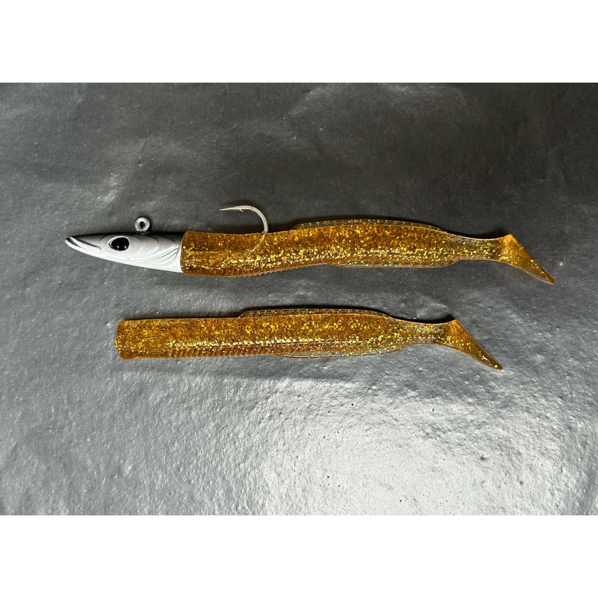 Weighted Sandeel Bass Lure 125mm 20g - Bass Lures UK