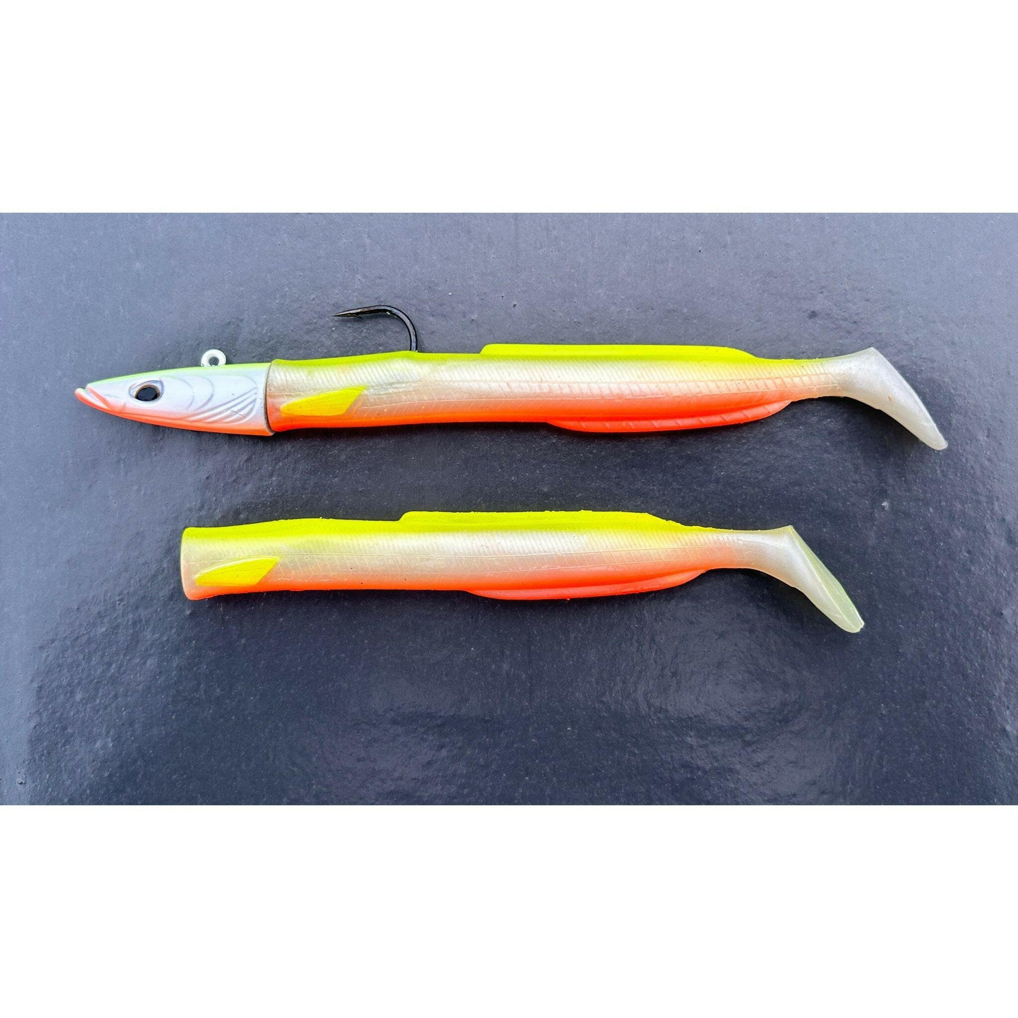 Weighted Sandeel Bass Lure 140mm 27g - Bass Lures UK