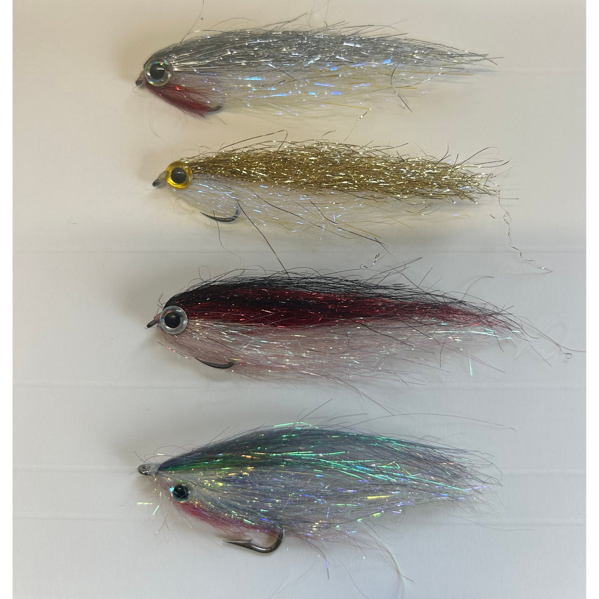 Handmade Premium Saltwater Bass Fly Streamers – Assorted Baitfish Patterns