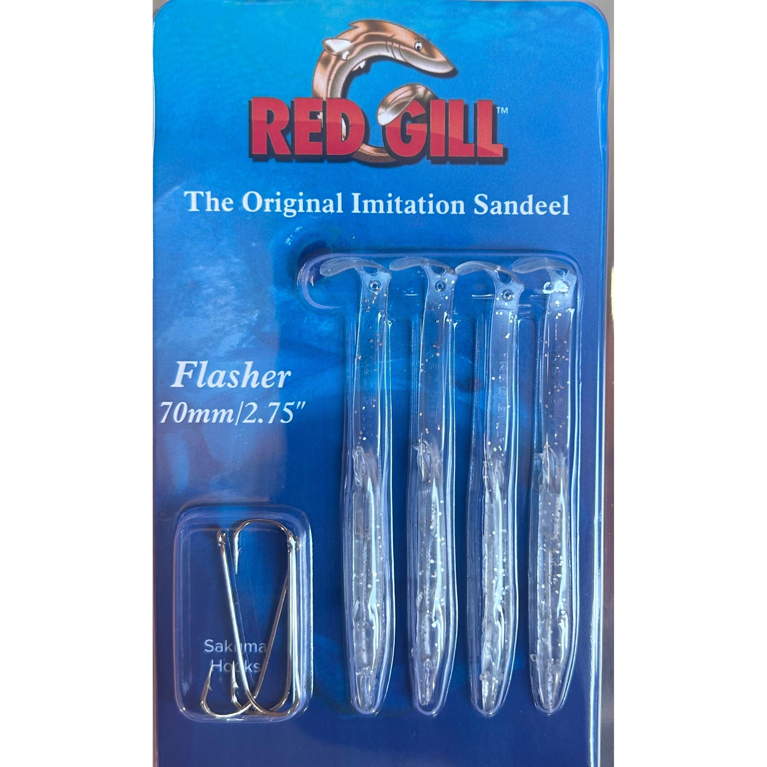 Red Gill Original Teaser, Rascal, Catcher & Flasher Bass Lure Sets