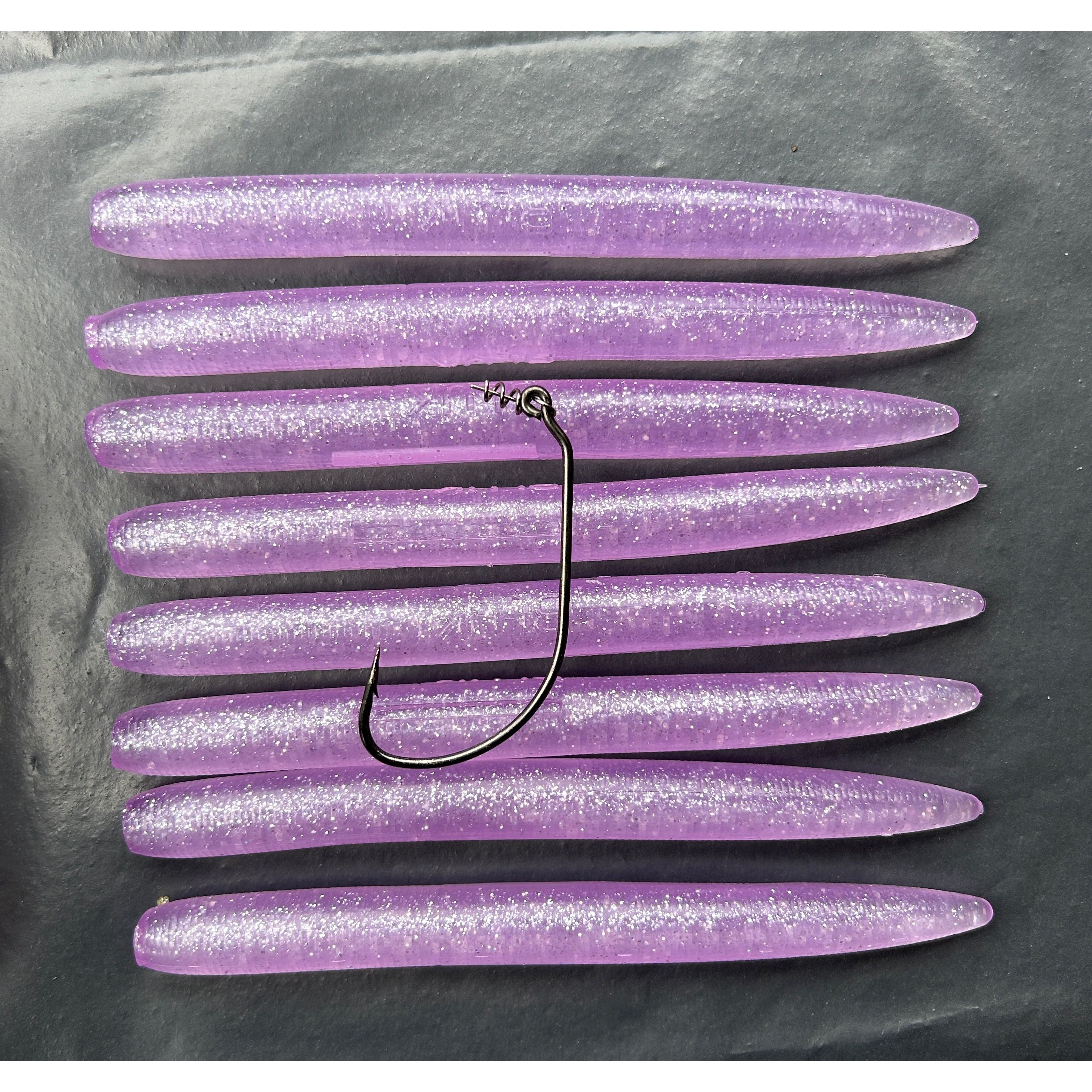 5” Handmade Cornish Worm Bass Lure Sets