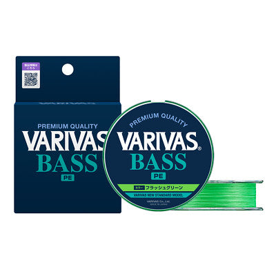 Varivas Bass PE X4 Braid – Hi-Vis Green