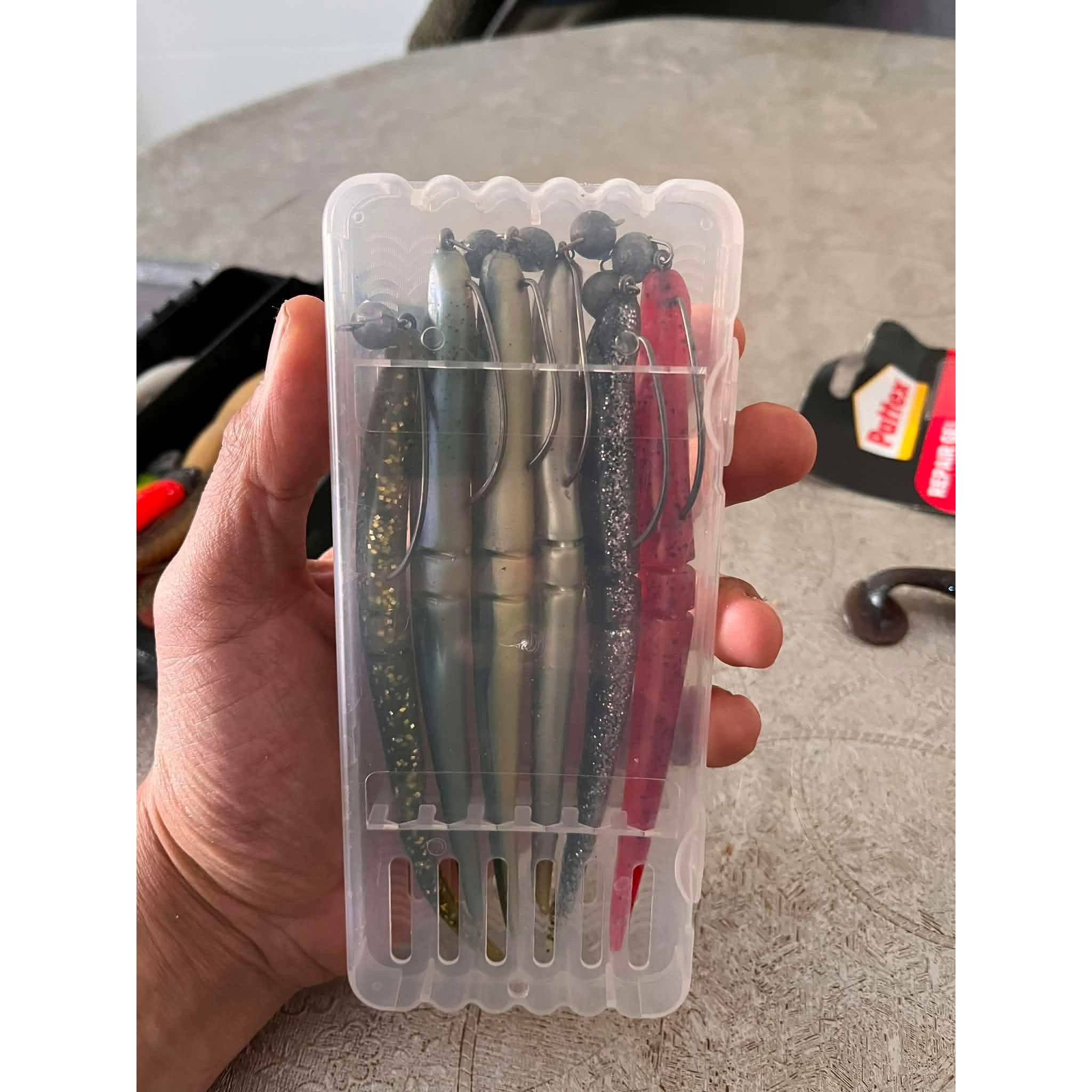 6” Handmade Cornish Slug Bass Lure Sets