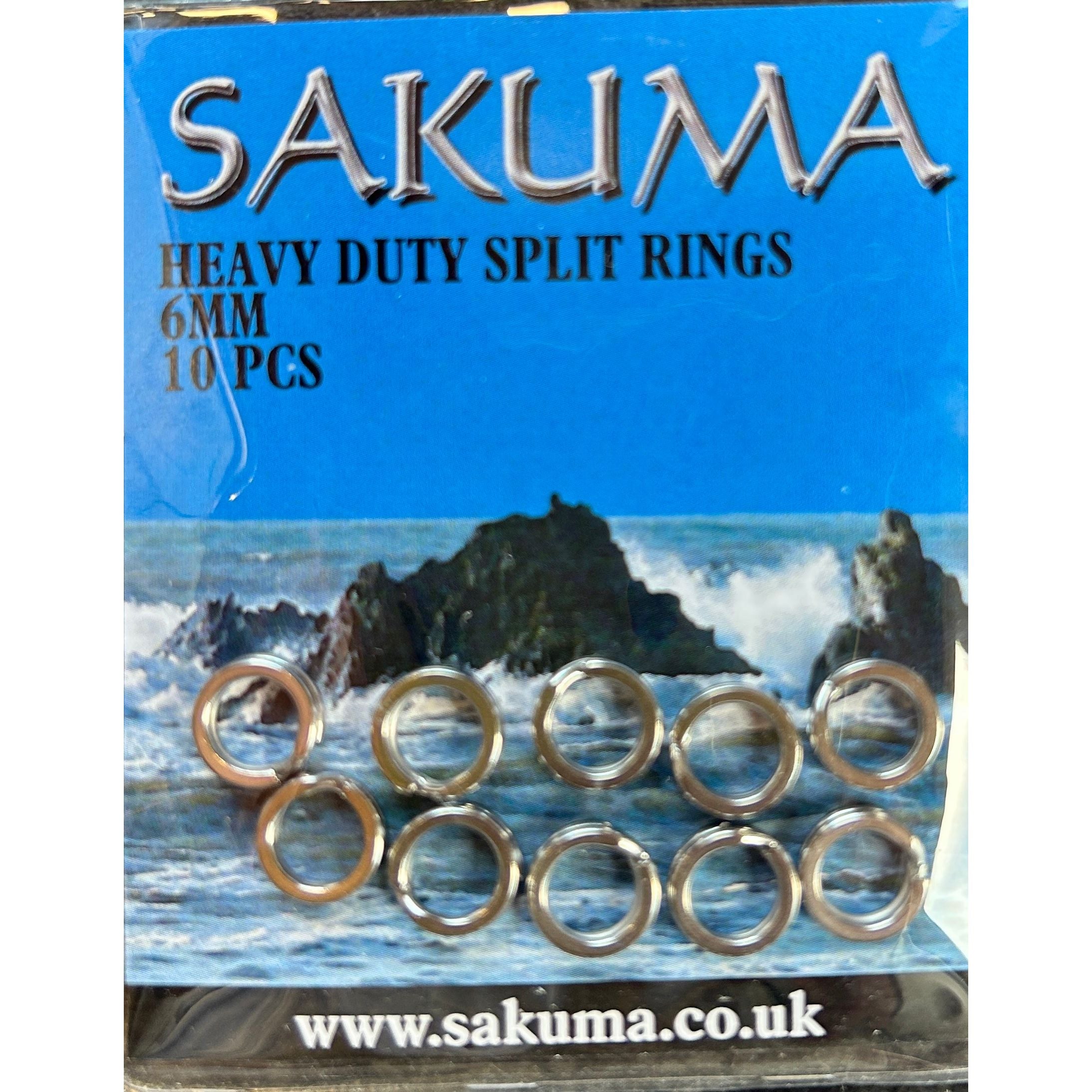 Split Rings for Bass Lures 10 pcs