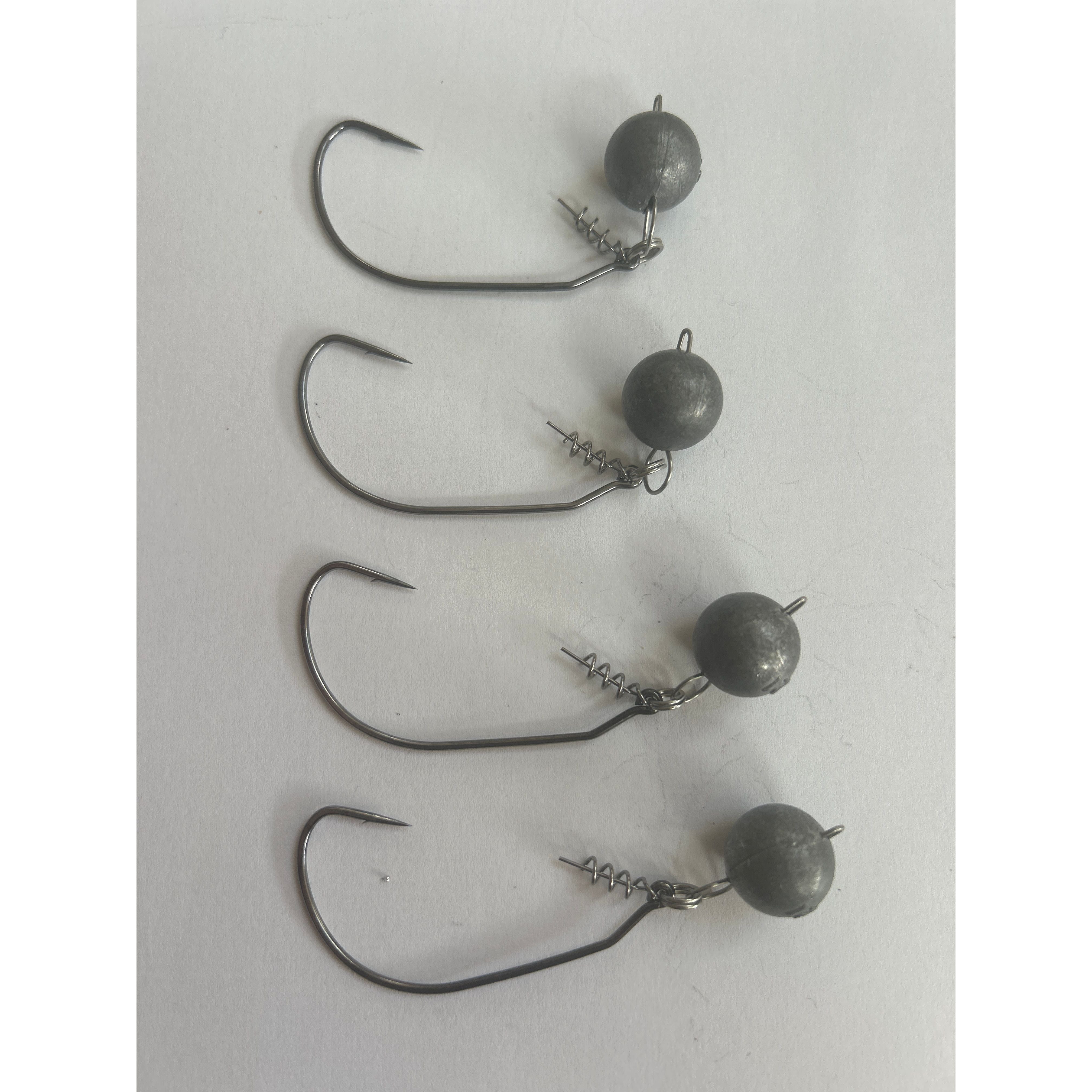 Twistlock Weedless Weighted Ball/Cheb Bass Hooks
