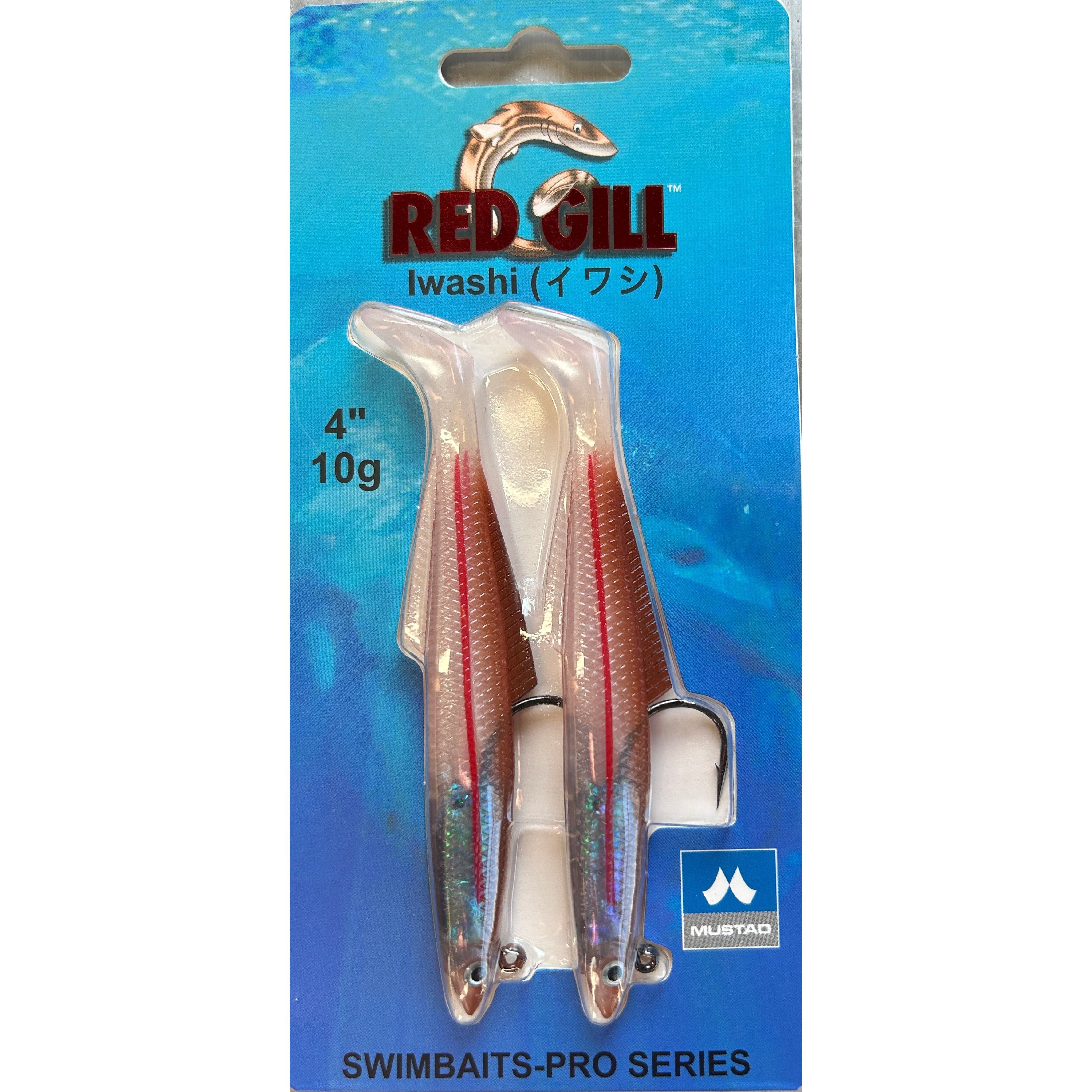 Red Gill Iwashi Bass Lure Swimbaits-Pro Series (New 2025)