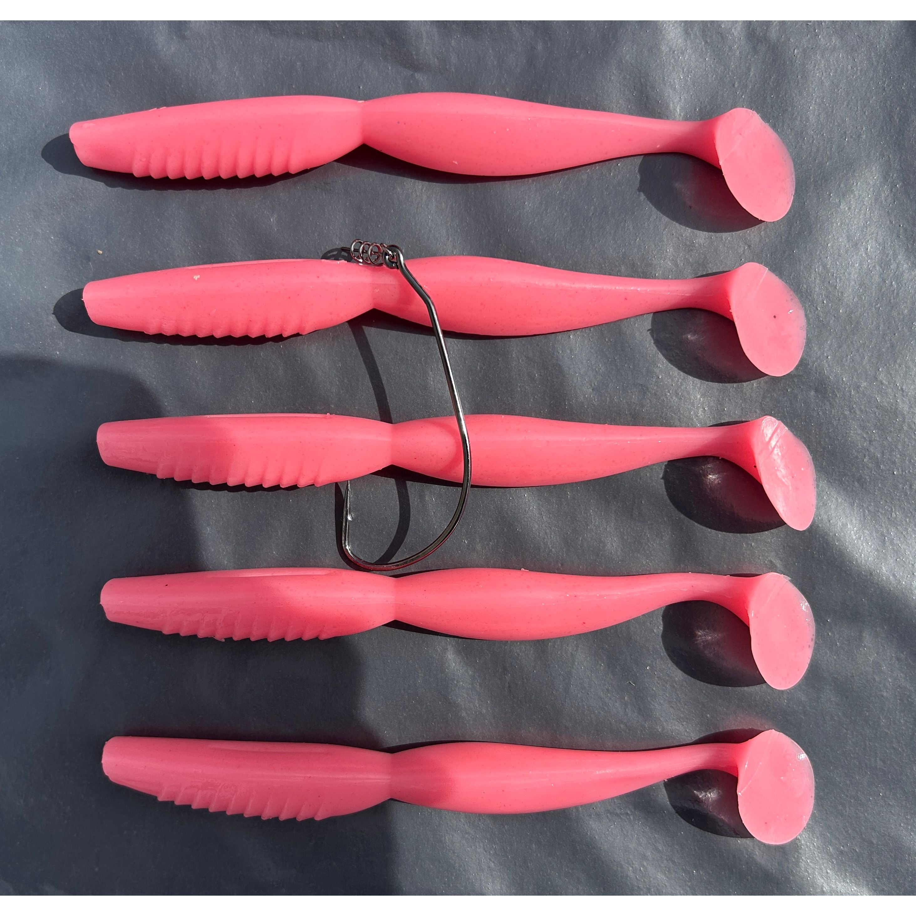 5” & 4” Spindle Paddletail Spinning Bass Lure Sets