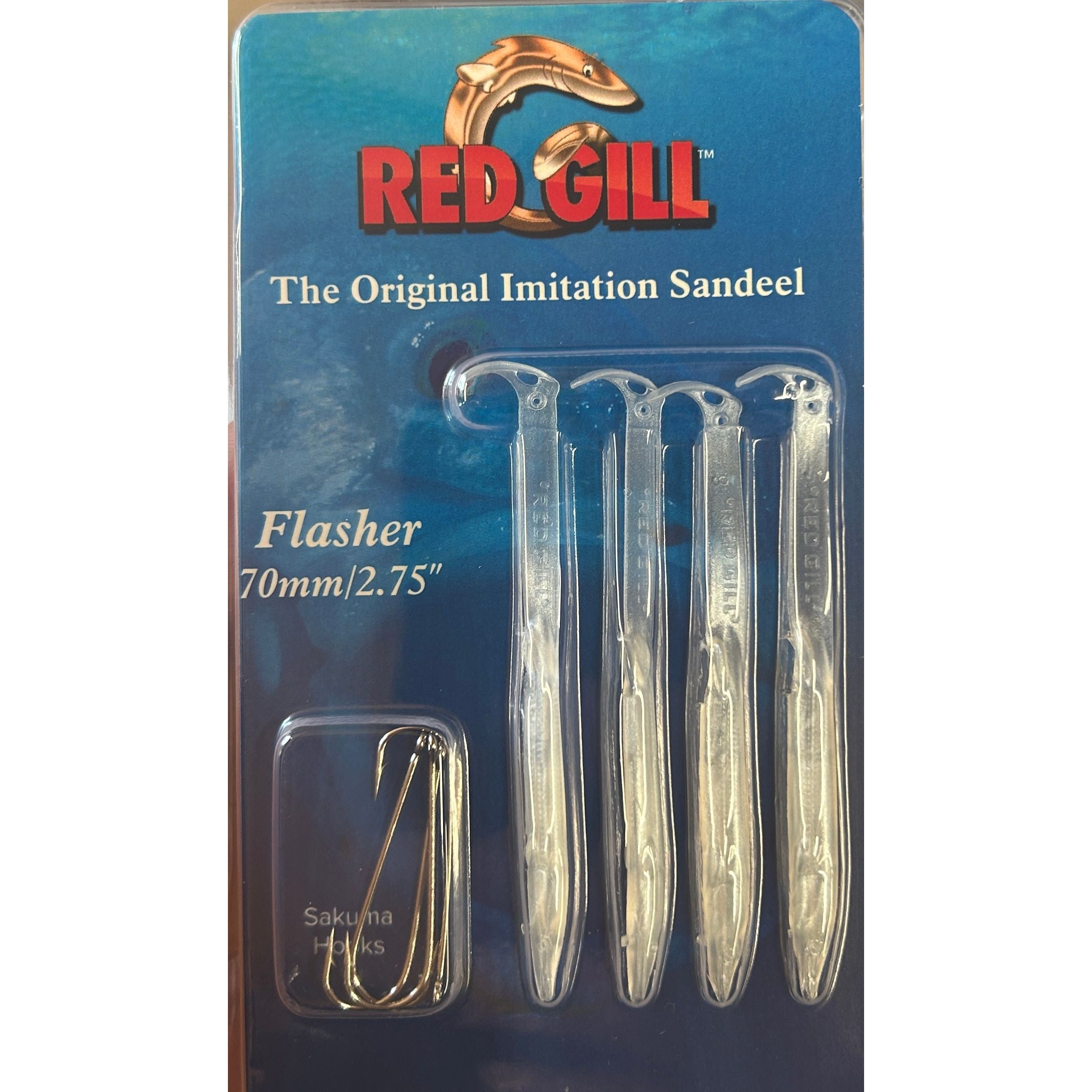 Red Gill Original Teaser, Rascal, Catcher & Flasher Bass Lure Sets