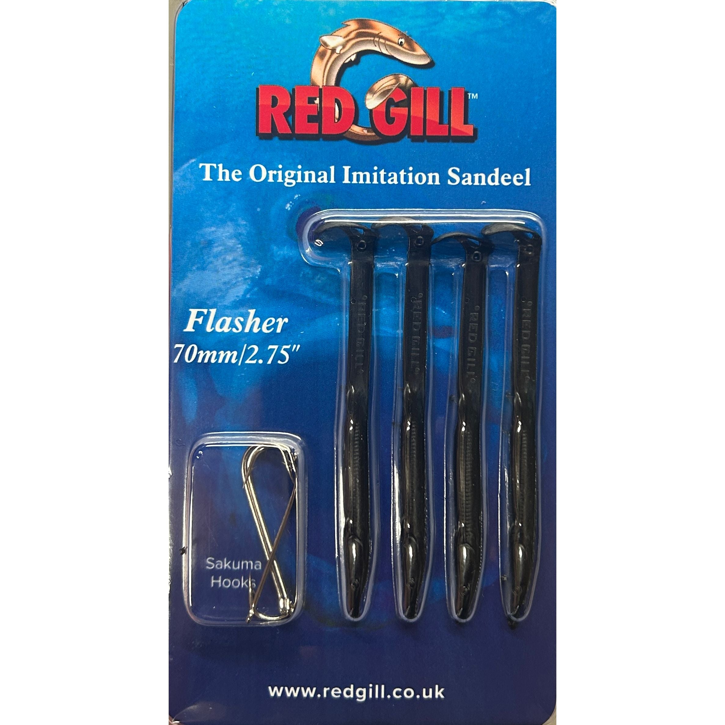 Red Gill Original Teaser, Rascal, Catcher & Flasher Bass Lure Sets