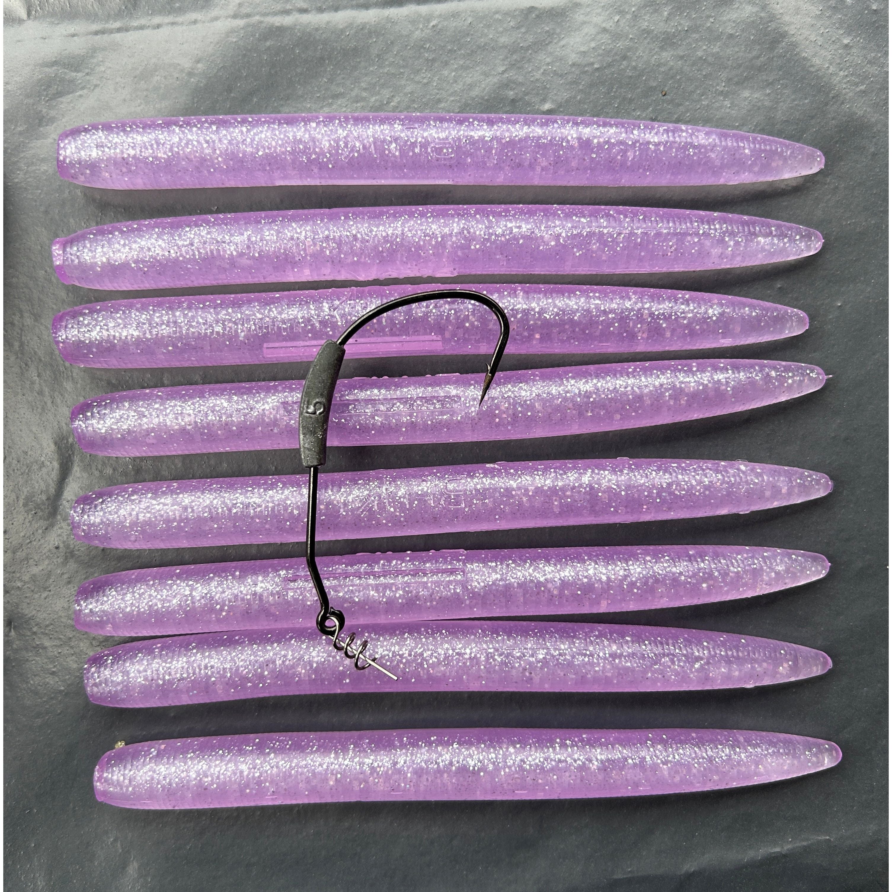 5” Handmade Cornish Worm Bass Lure Sets