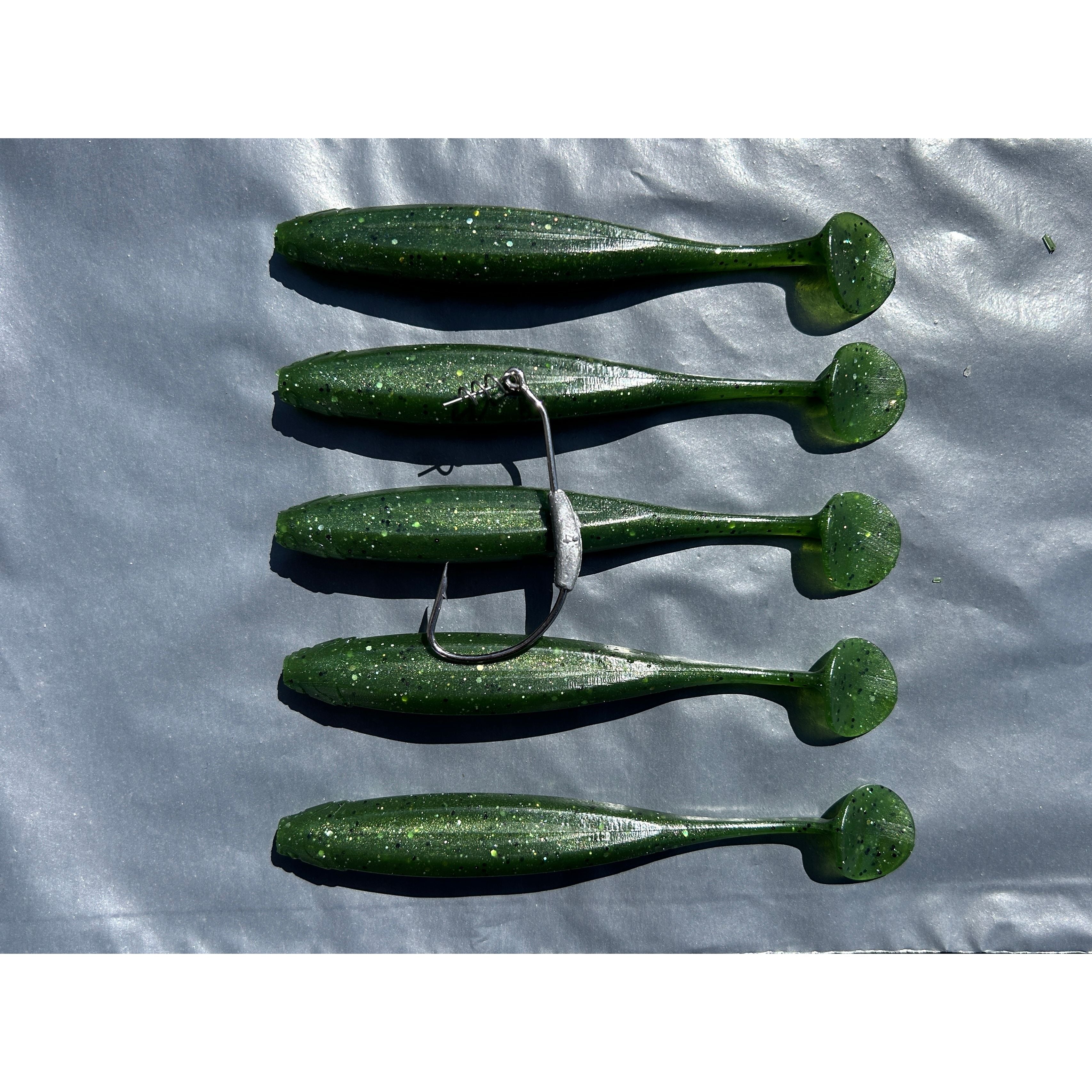 4.5” Handmade Cornish Shads Bass Lure Sets