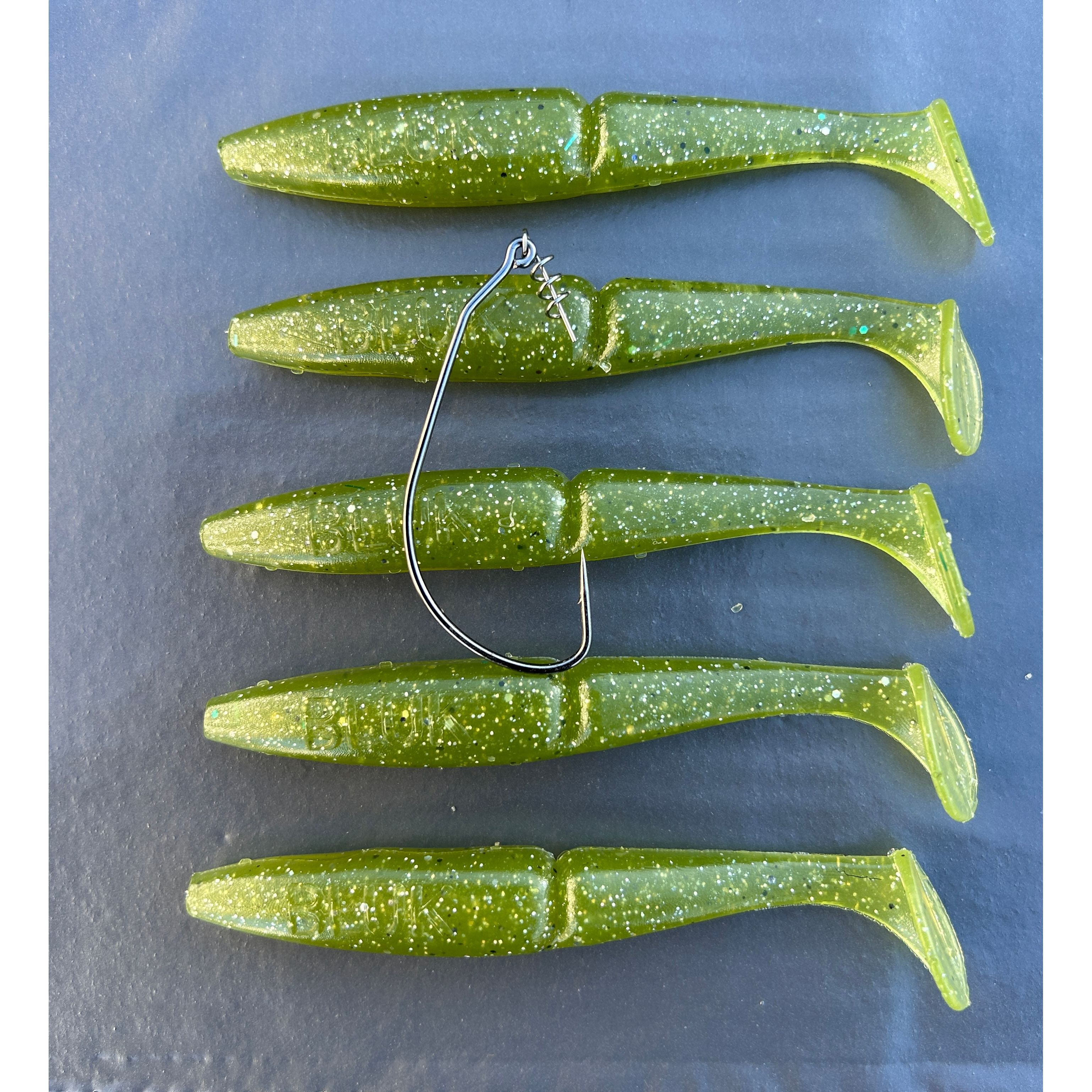 4” Handmade Cornish Split Shad Bass Lure Sets (NEW)