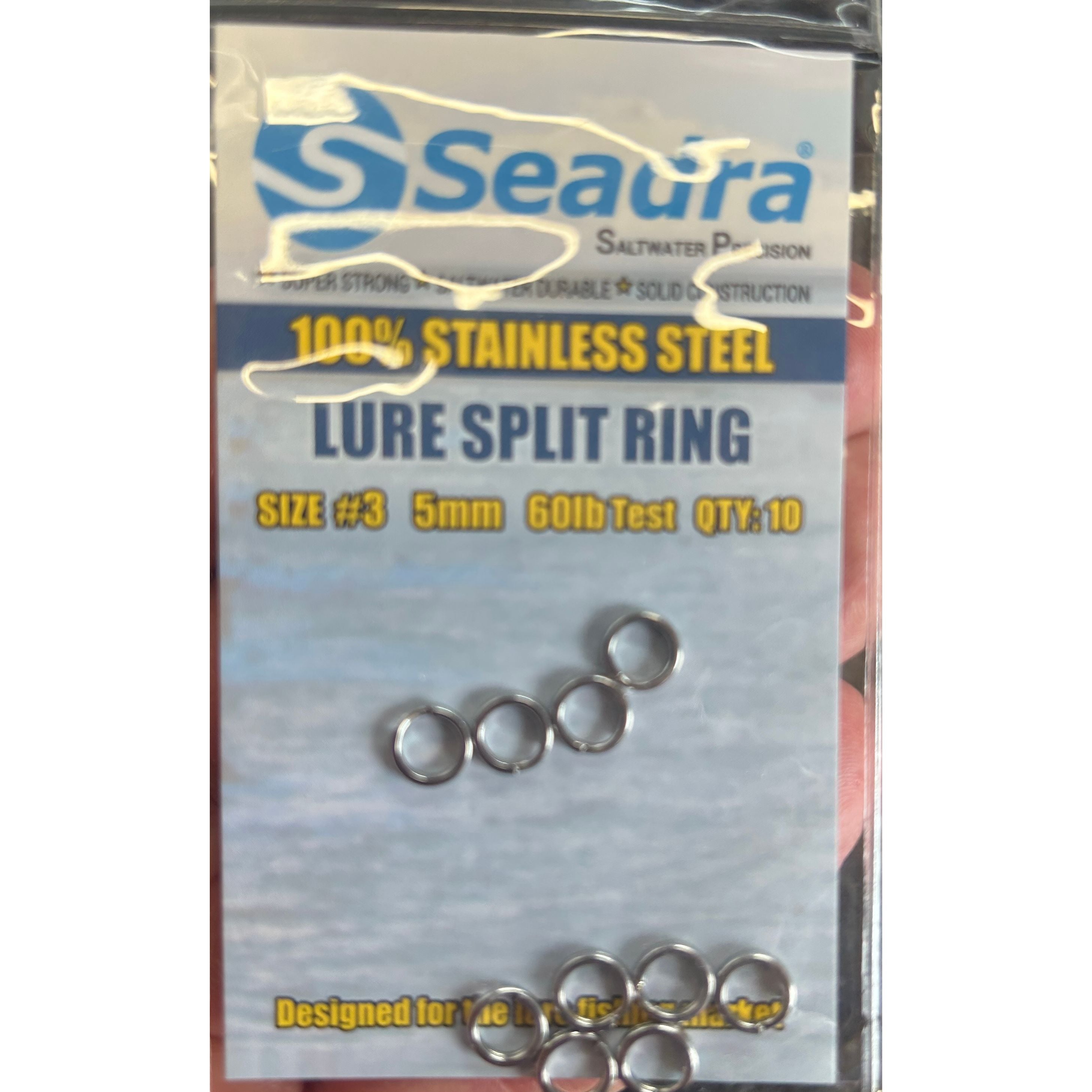 Split Rings for Bass Lures 10 pcs