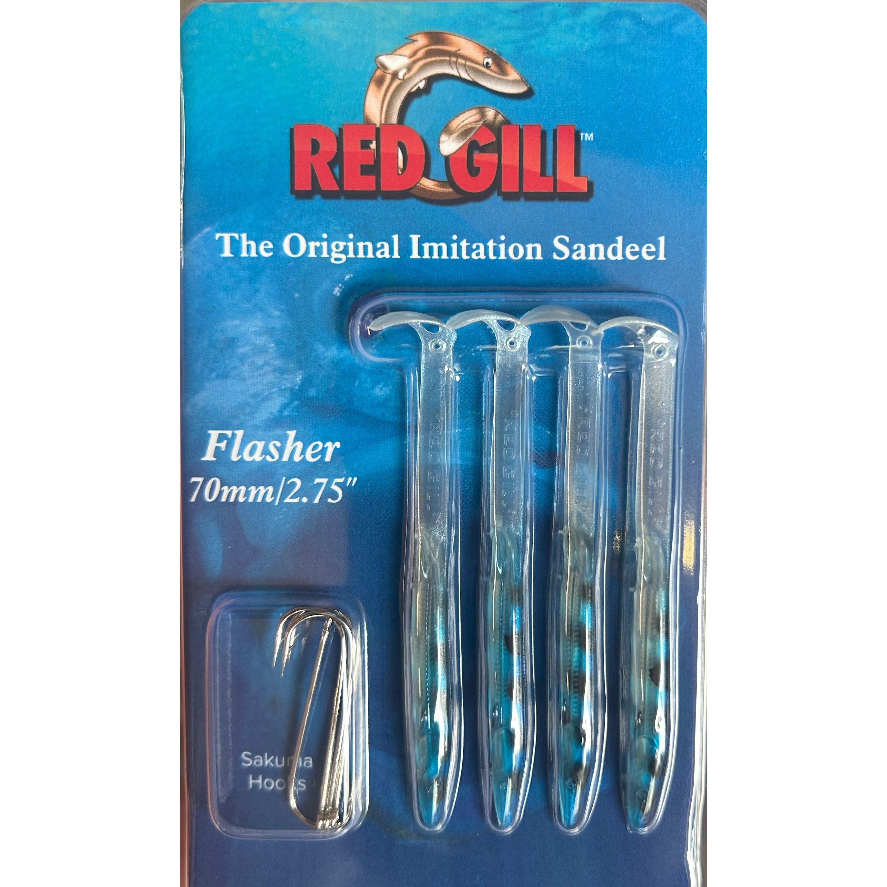 Red Gill Original Teaser, Rascal, Catcher & Flasher Bass Lure Sets