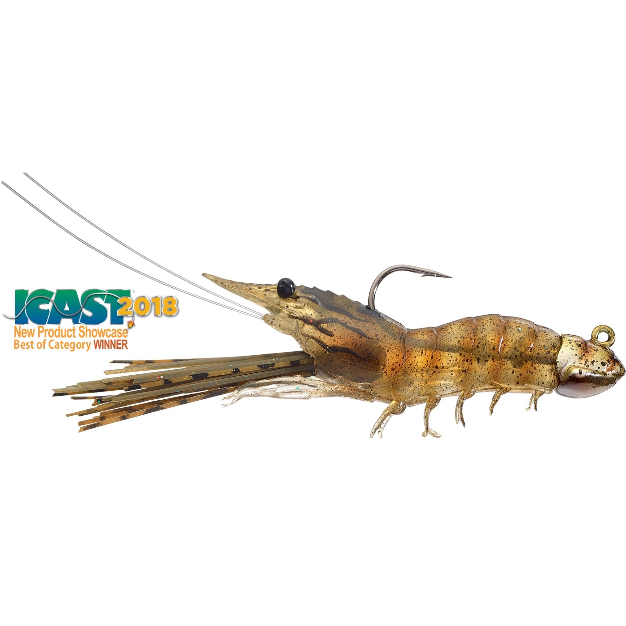Live Target Fleeing Shrimp Soft Plastic Bass/Guilt Head Bream Jig