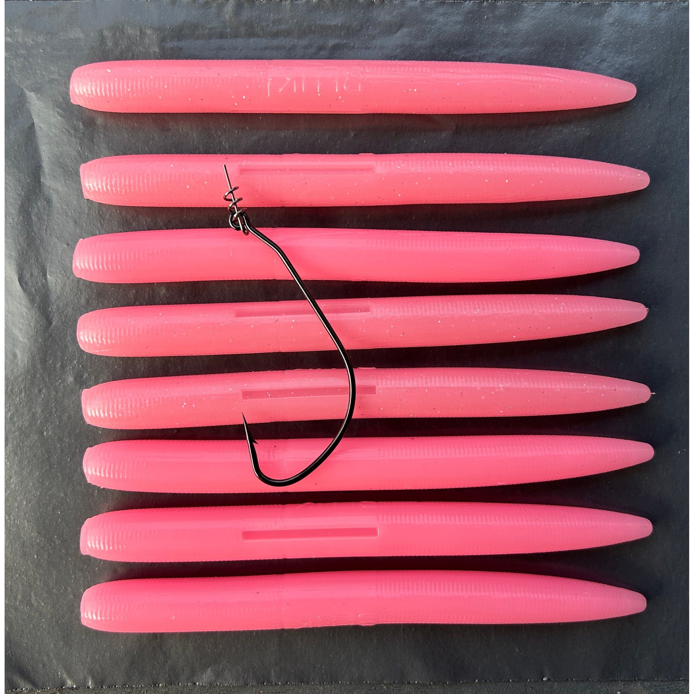 5” Handmade Cornish Worm Bass Lure Sets