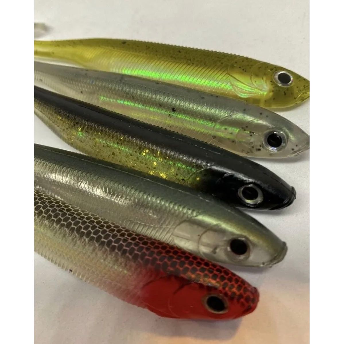 4.5” Soft J Shad Style Bass Lure Sets 125mm 18g - Bass Lures UK