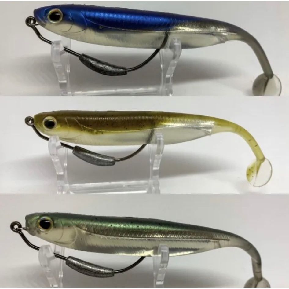 4.5” Supersoft Shad Bass Lure Set 120mm 17g - Bass Lures UK