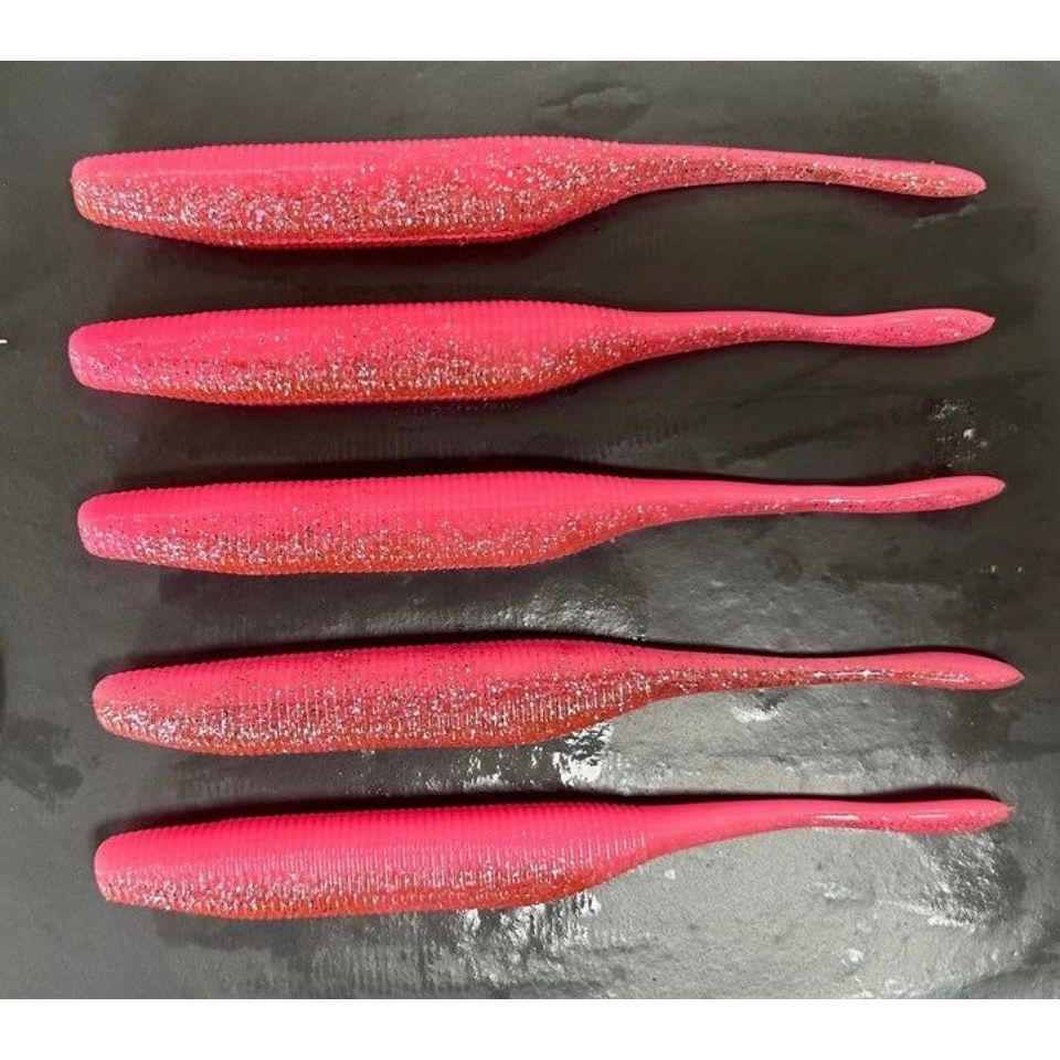 5” Stick Tail Bass Lure Sets - Bass Lures UK