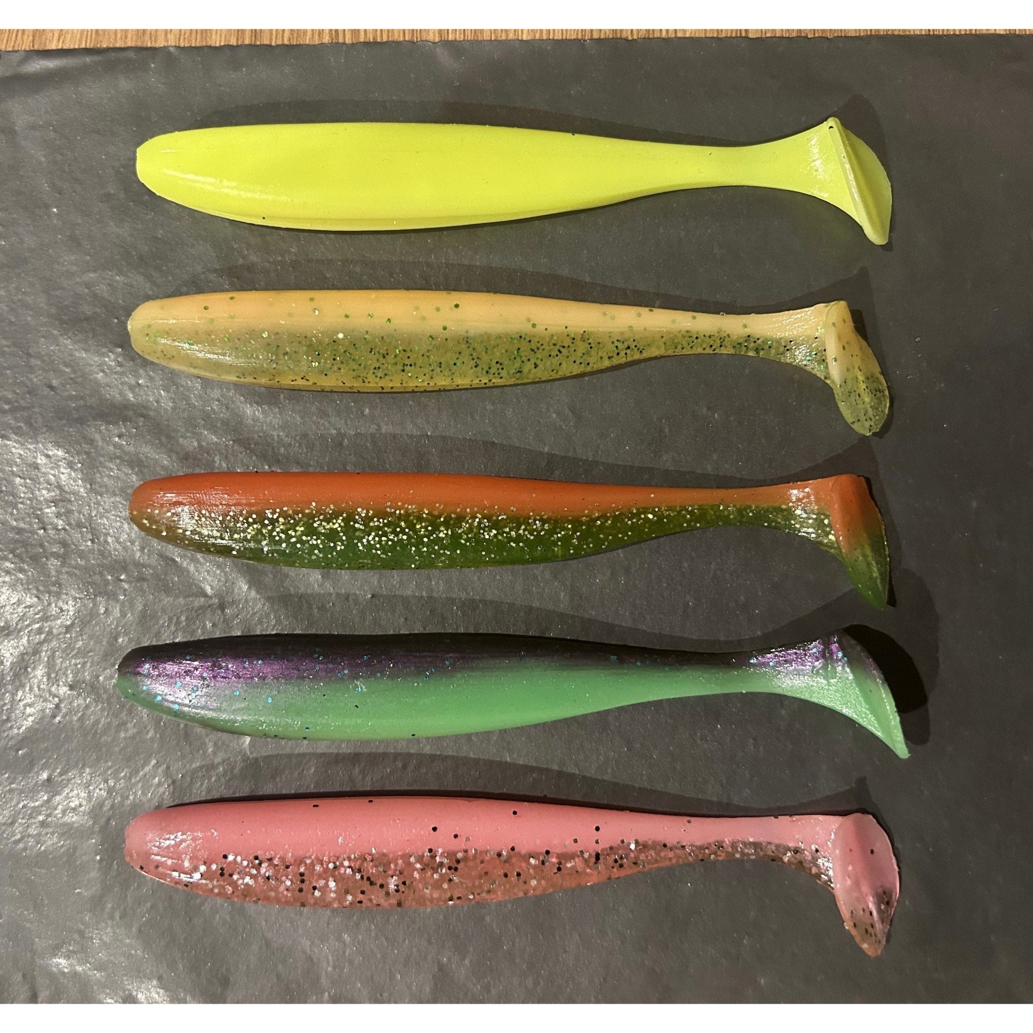 5” Supersoft Paddletail Bass Lure Sets - Bass Lures UK