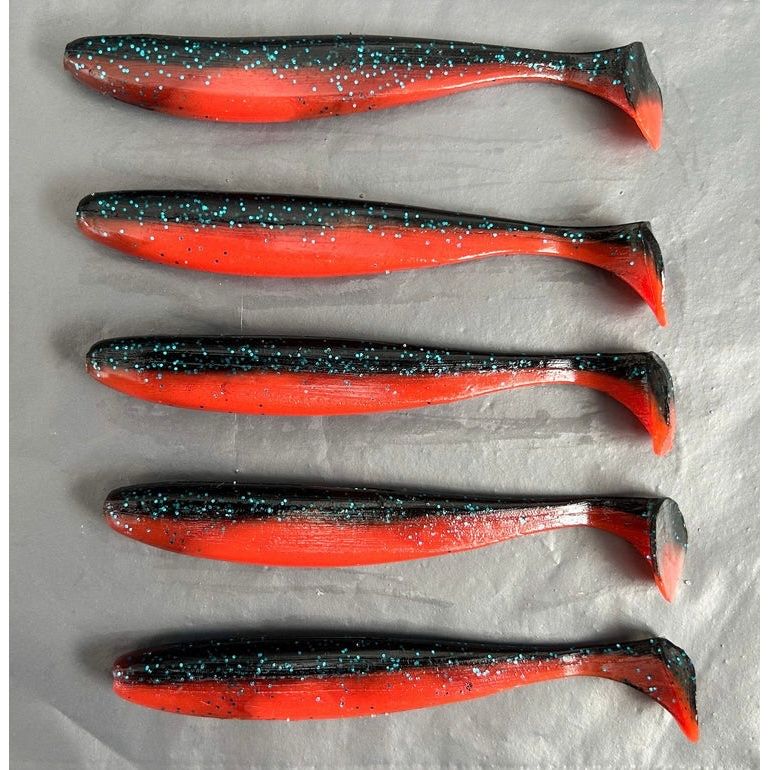 5” Supersoft Paddletail Bass Lure Sets - Bass Lures UK