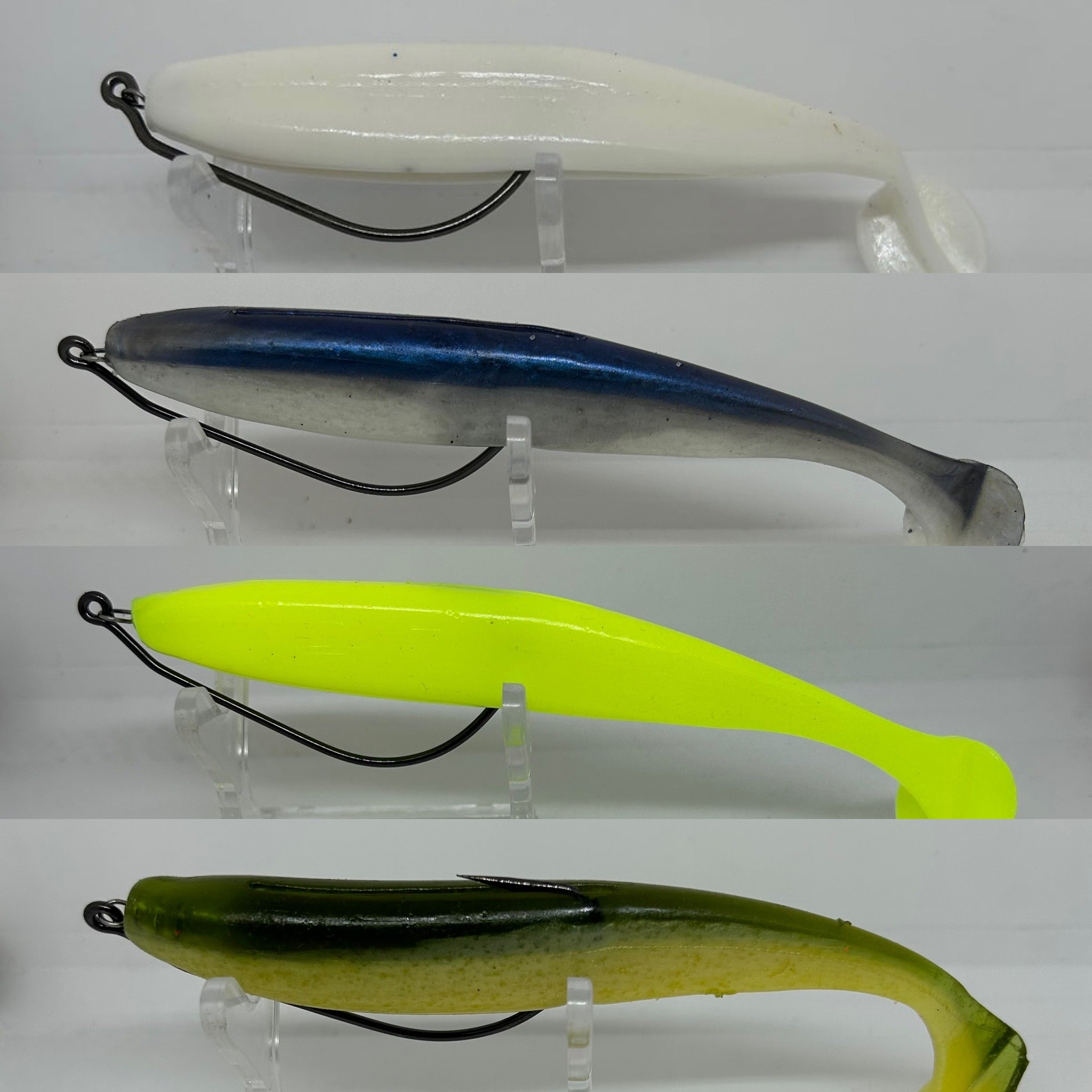 5” Supersoft Paddletail Bass Lure Sets - Bass Lures UK