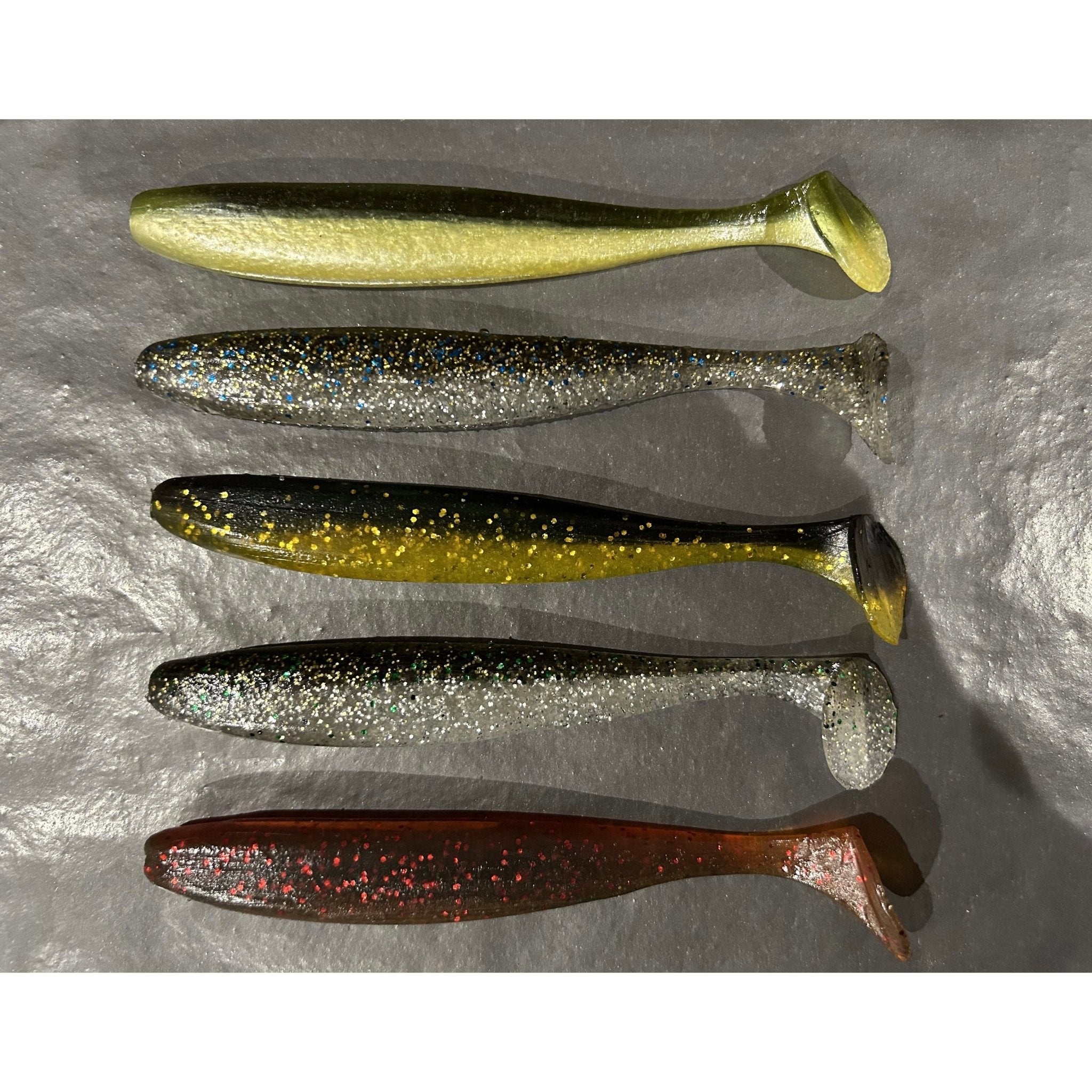 5” Supersoft Paddletail Bass Lure Sets - Bass Lures UK