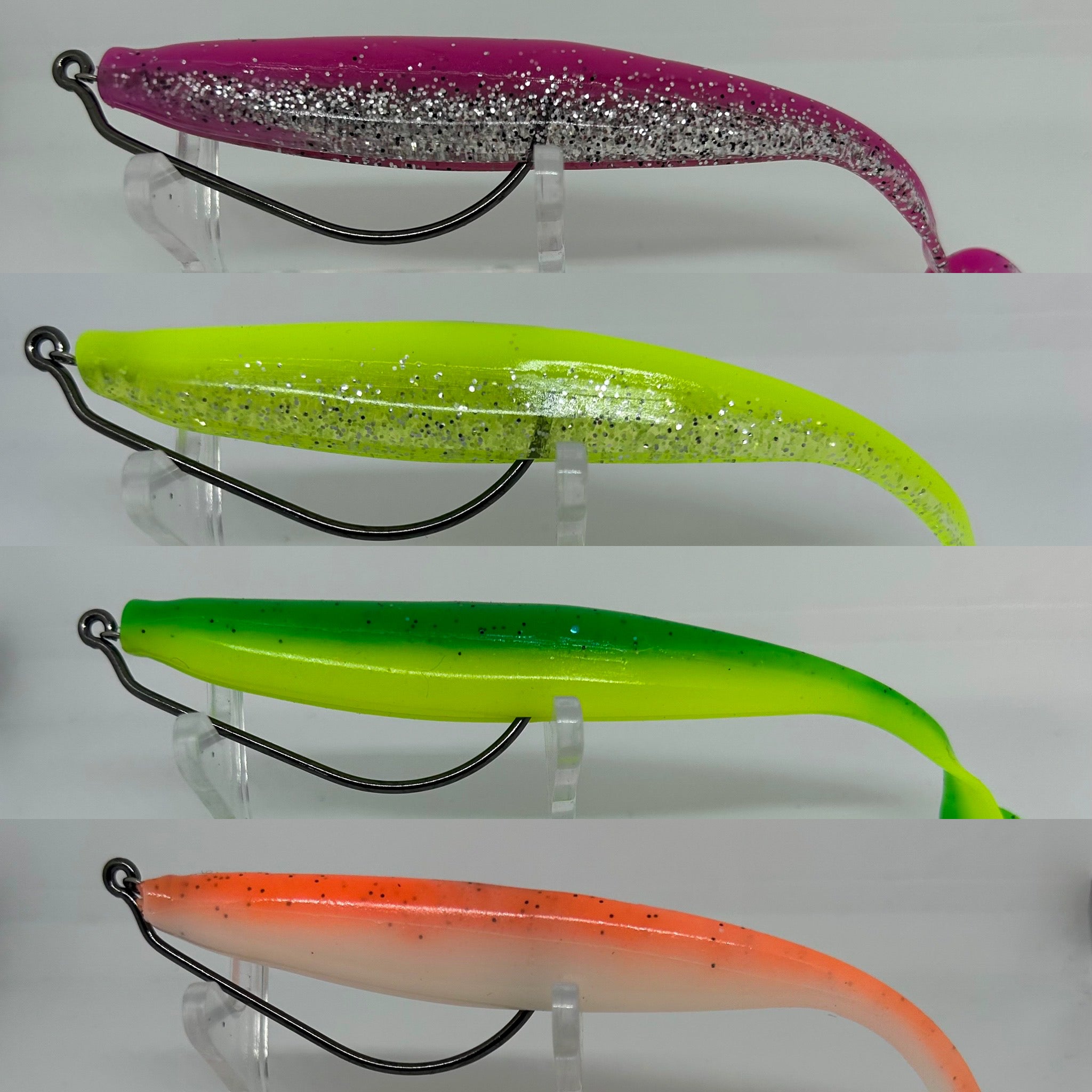 5” T - Tail Soft Bass Lure Sets - Bass Lures UK