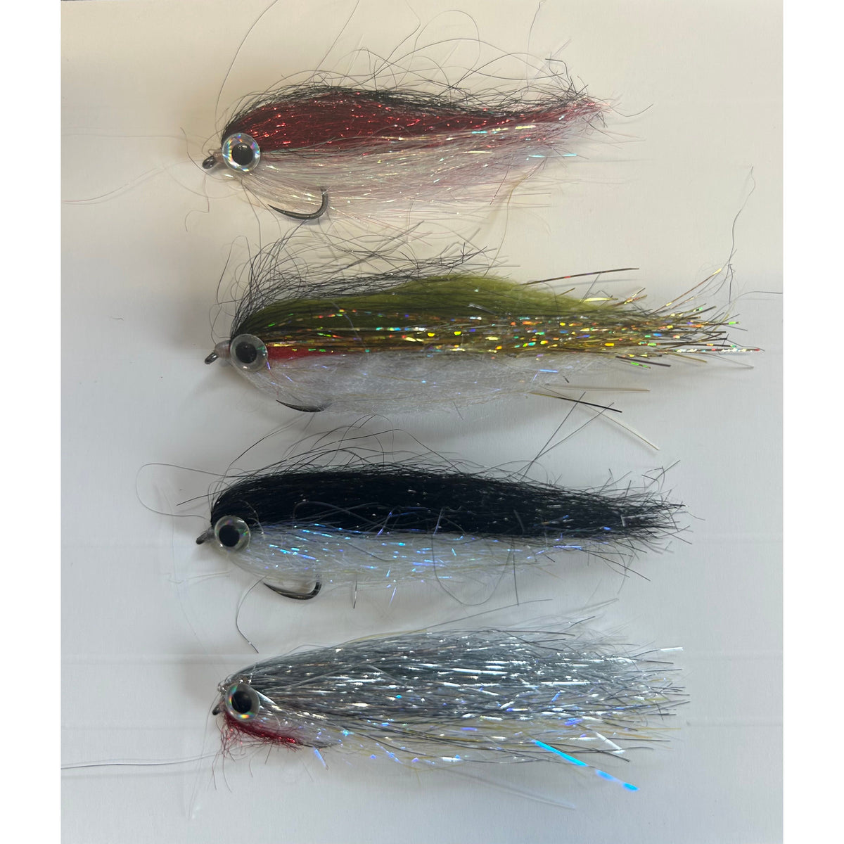 Handmade Premium Saltwater Bass Fly Streamers – Assorted Baitfish Patterns