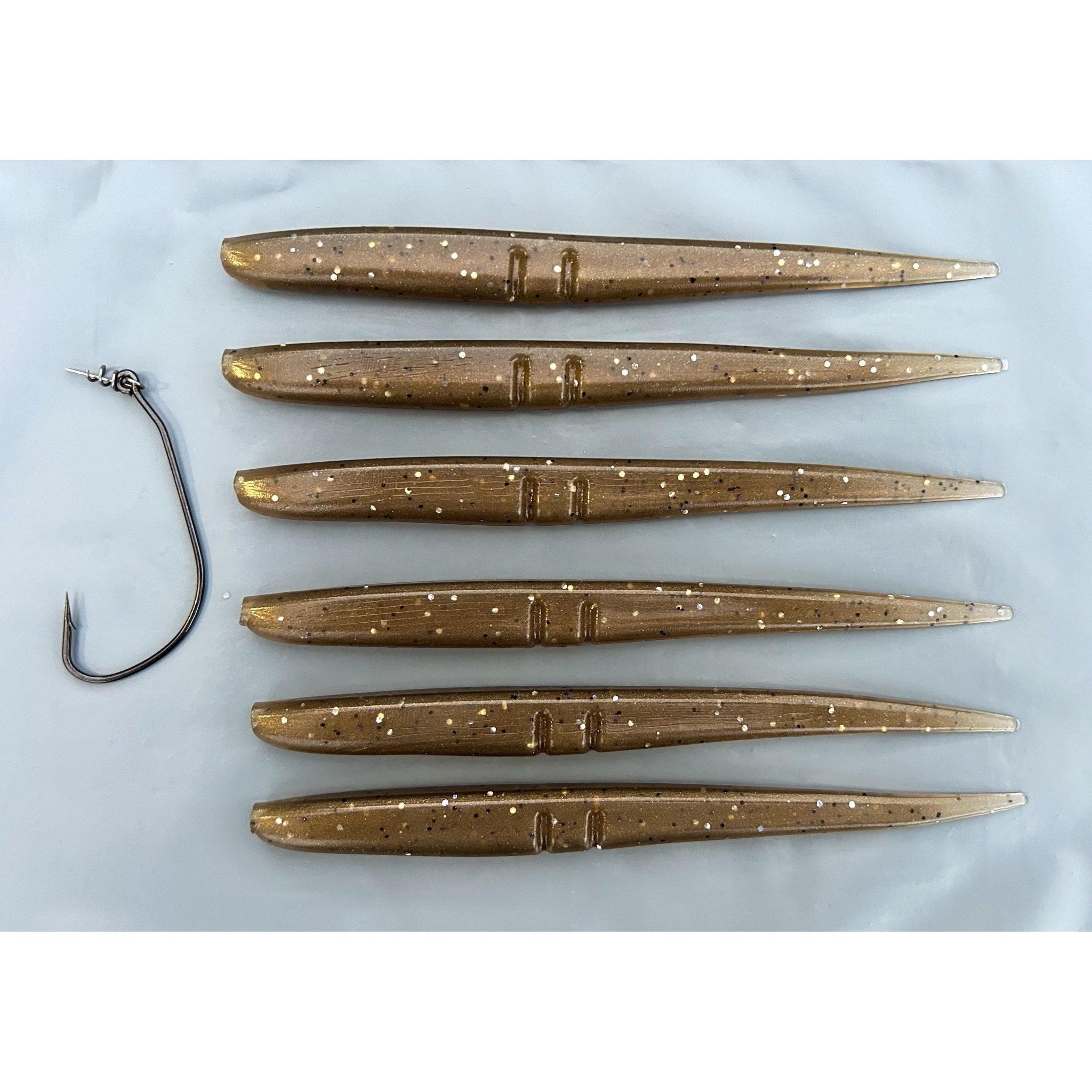 6” Handmade Cornish Slug Bass Lure Sets - Bass Lures UK