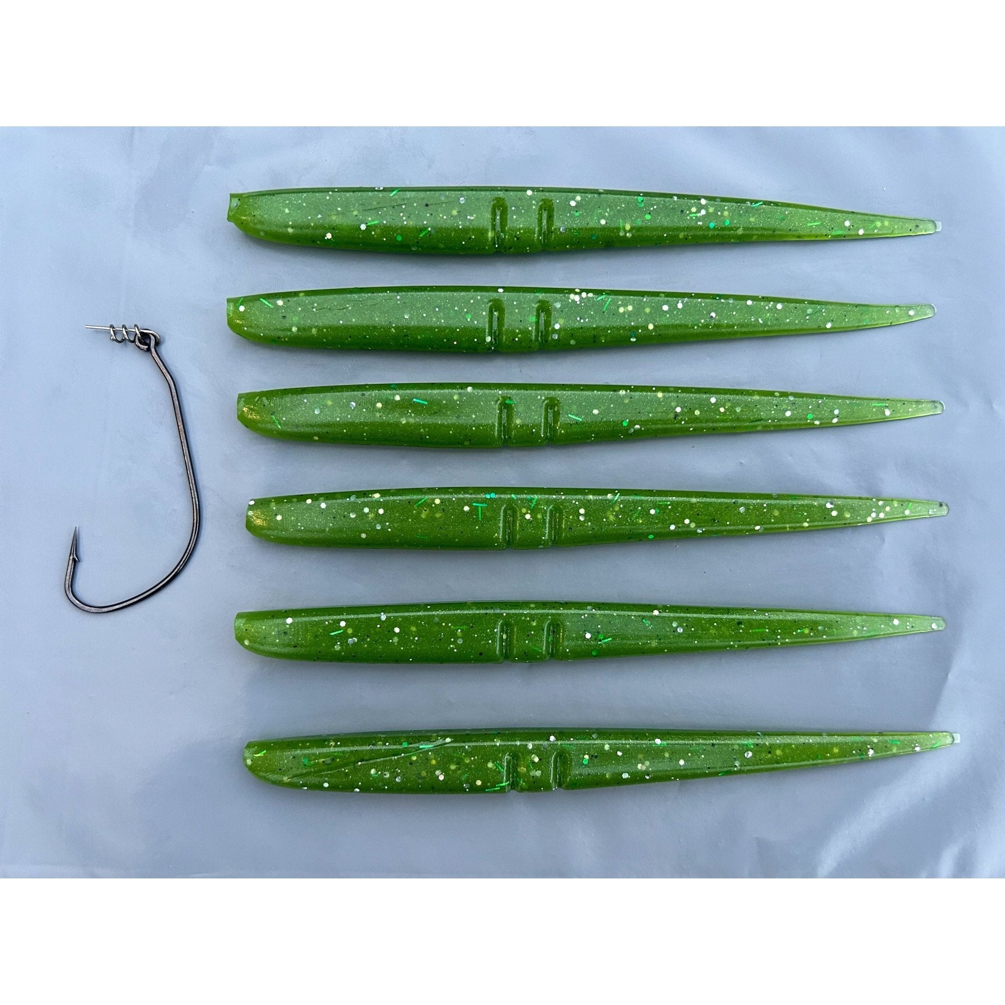 6” Handmade Cornish Slug Bass Lure Sets - Bass Lures UK