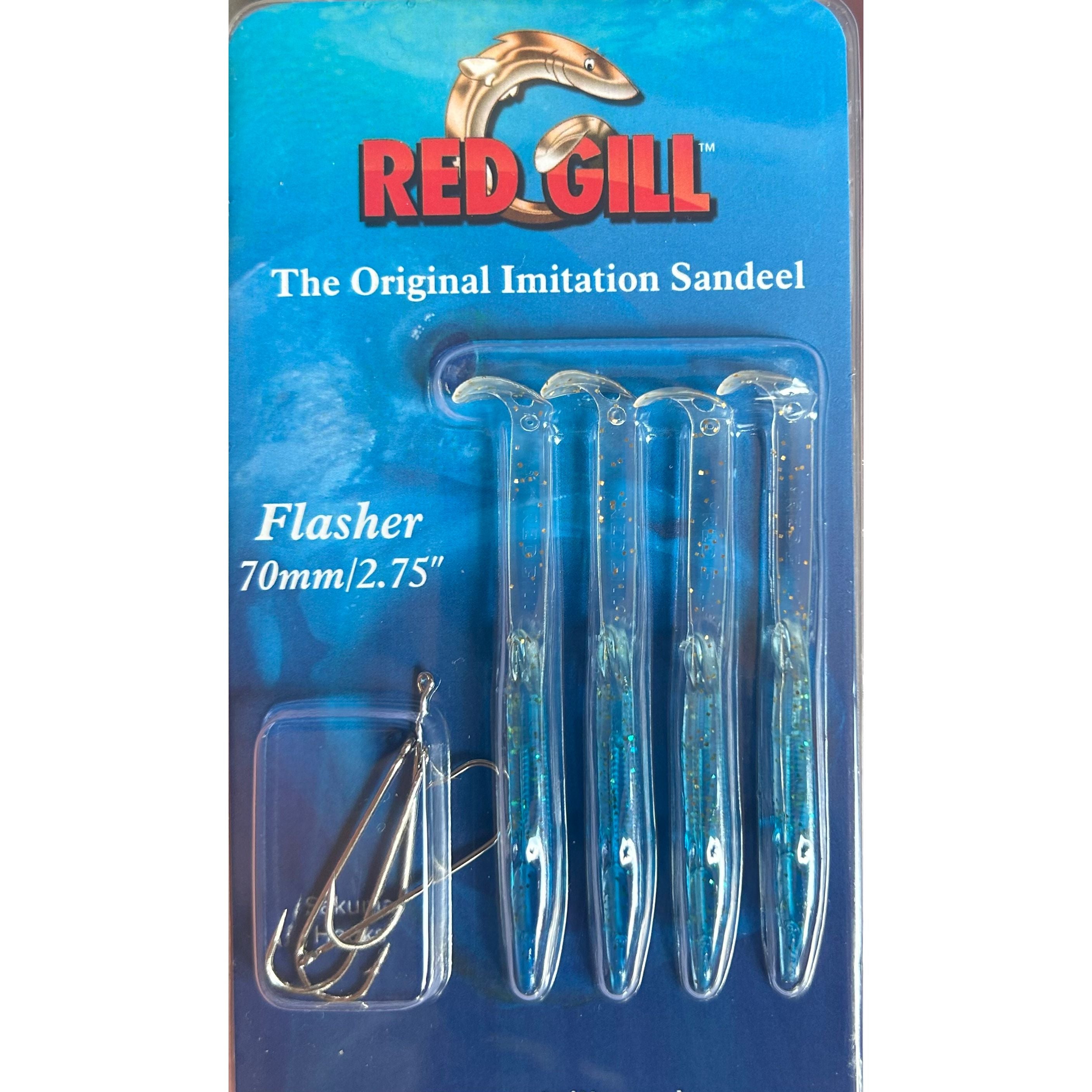 Red Gill Original Teaser, Rascal, Catcher & Flasher Bass Lure Sets