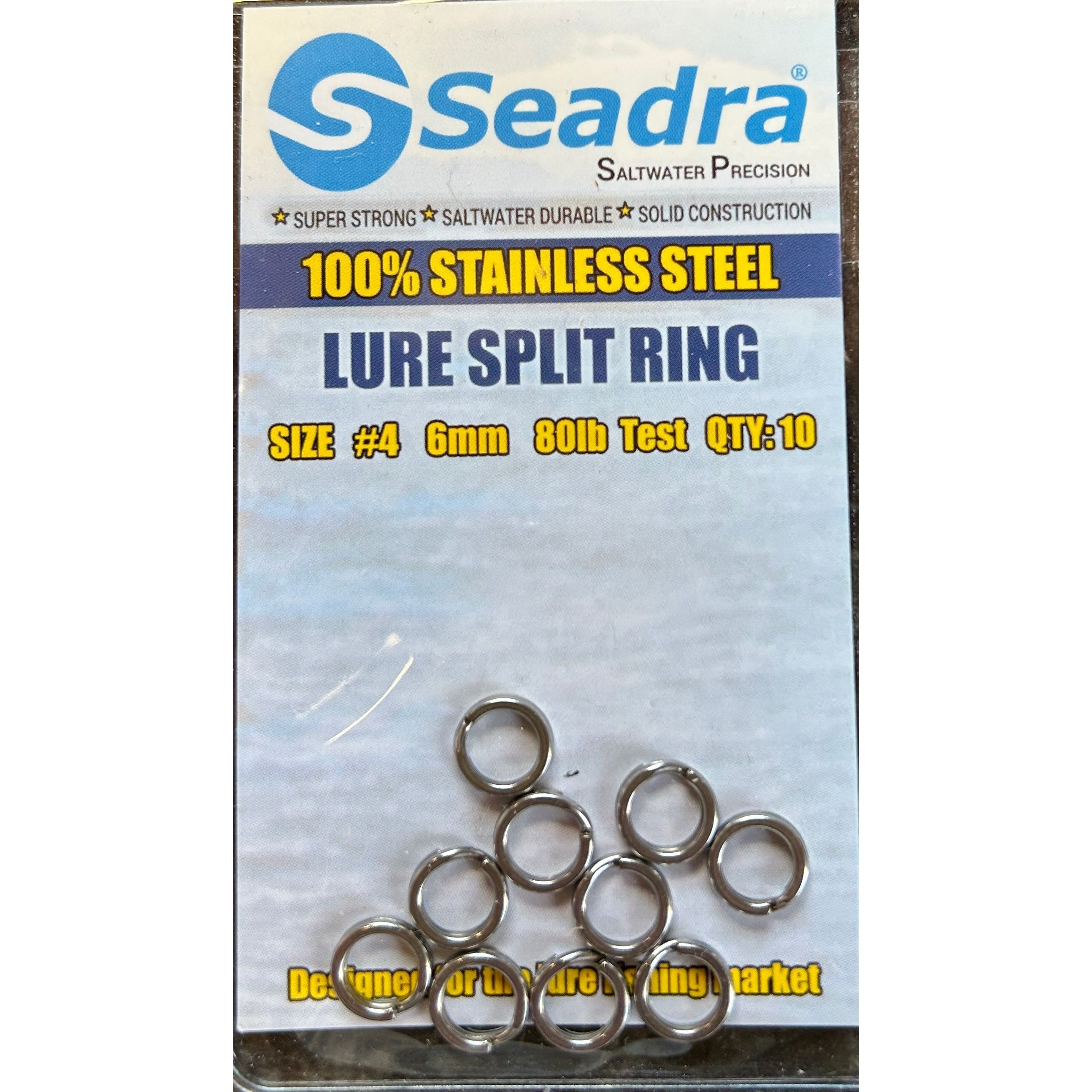 Split Rings for Bass Lures 10 pcs