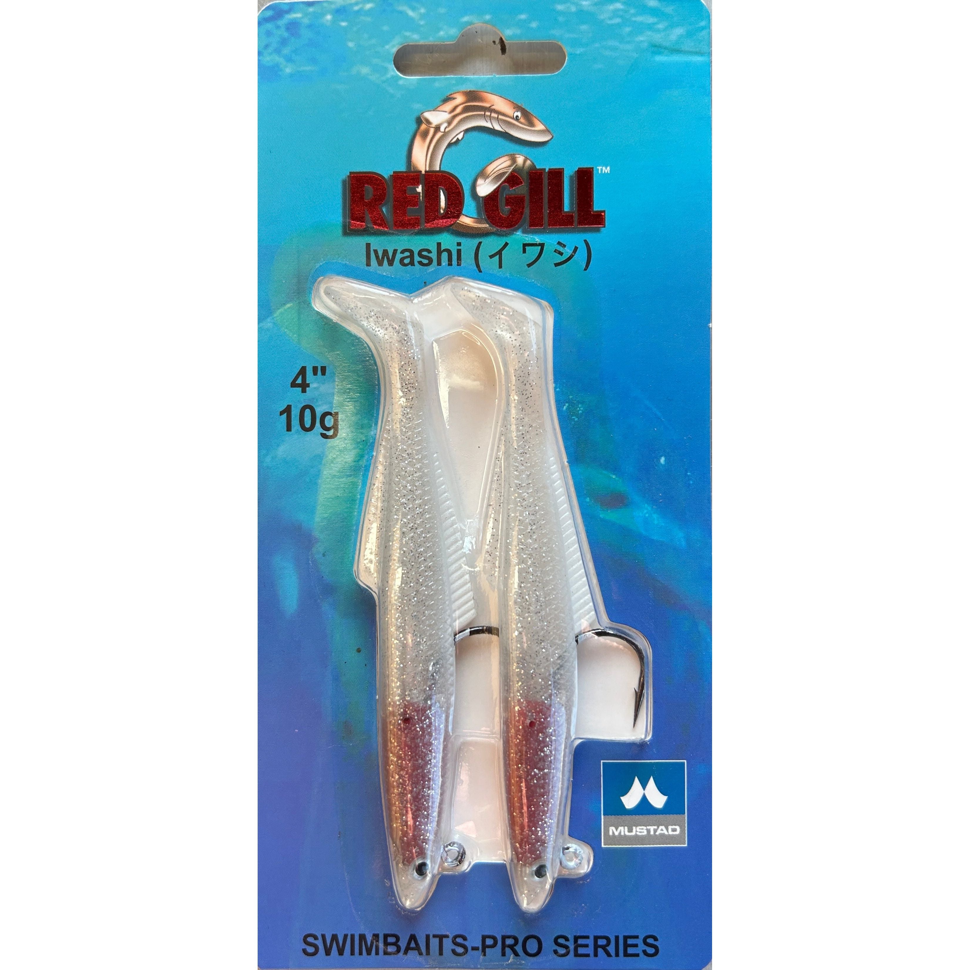 Red Gill Iwashi Bass Lure Swimbaits-Pro Series (New 2025)