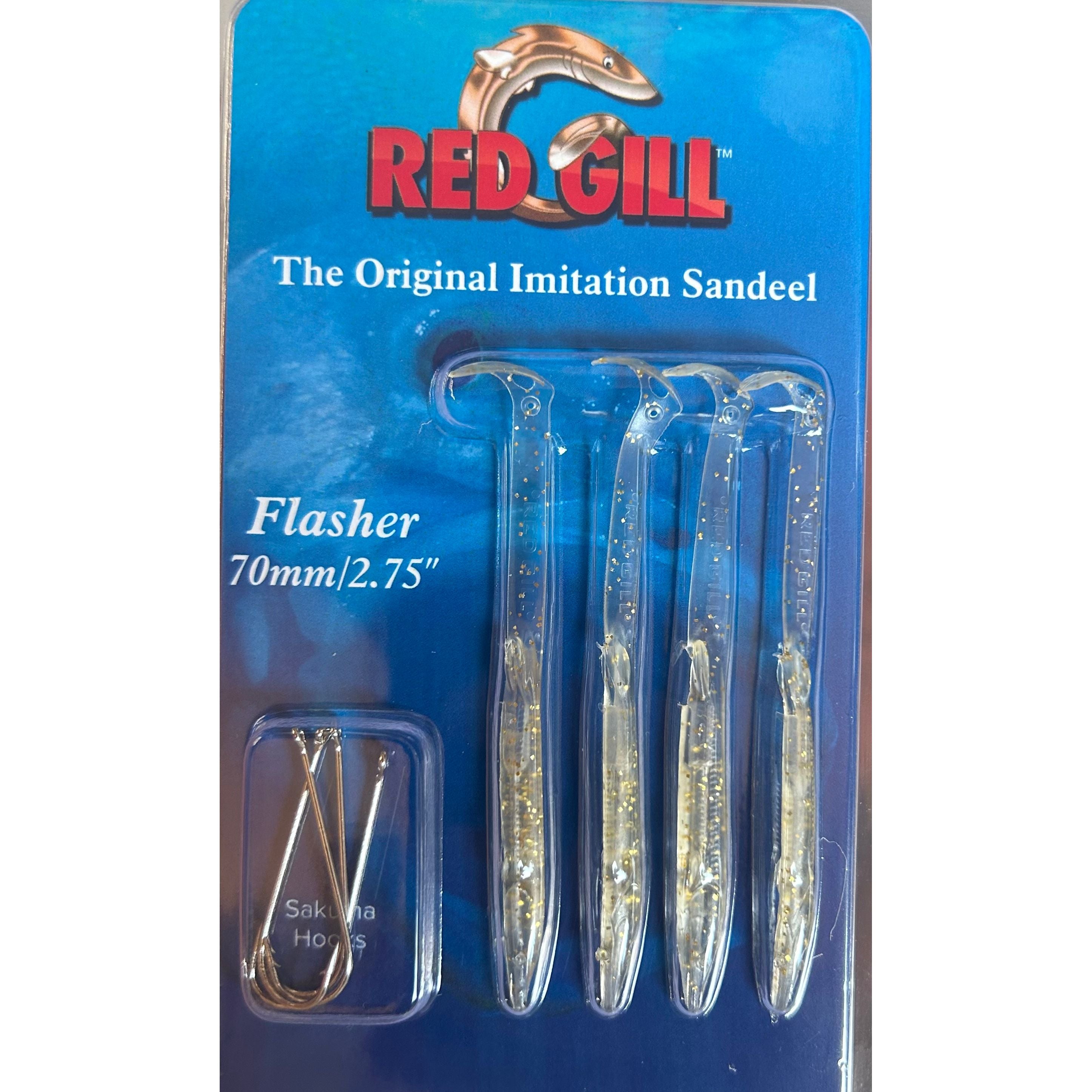 Red Gill Original Teaser, Rascal, Catcher & Flasher Bass Lure Sets