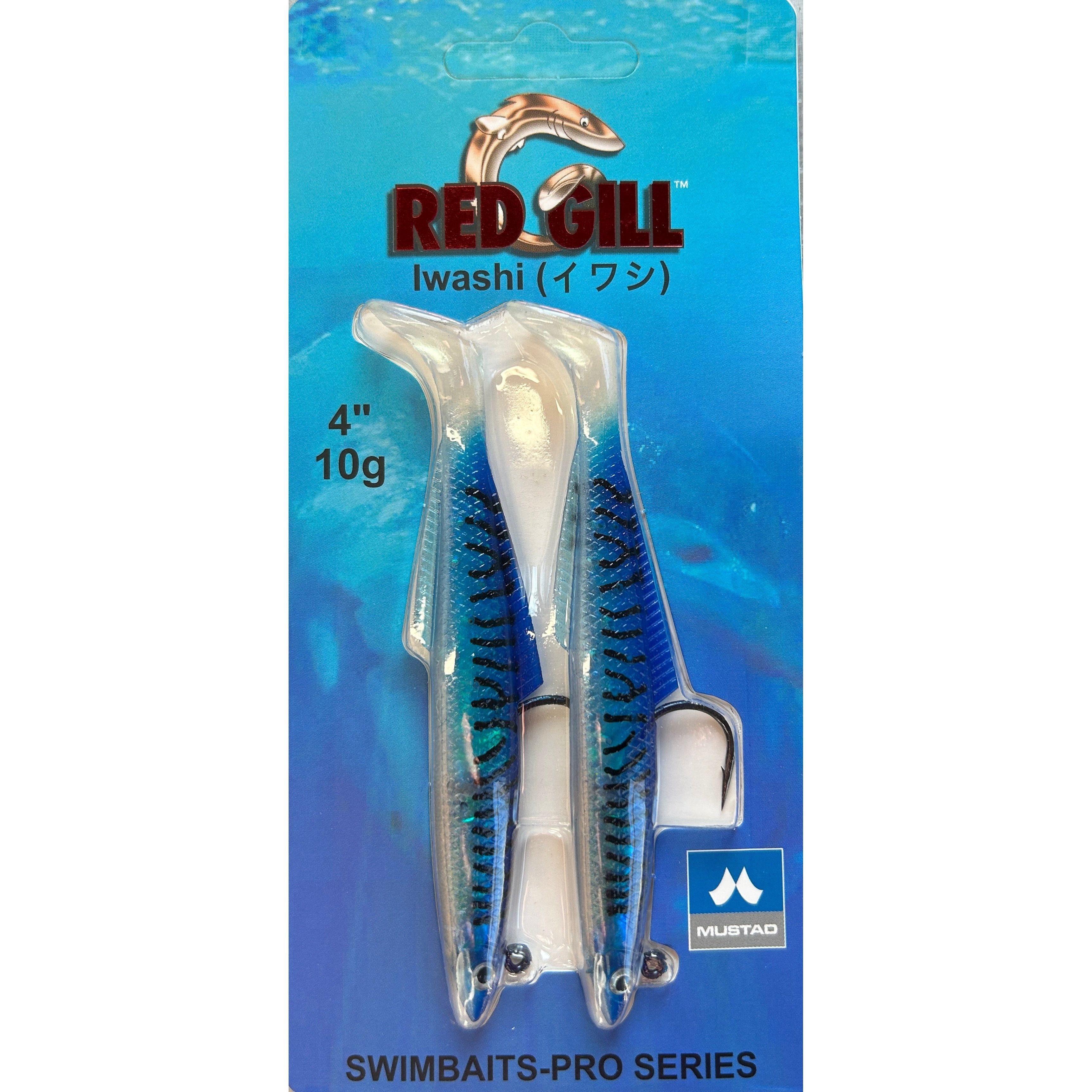 Red Gill Iwashi Bass Lure Swimbaits-Pro Series (New 2025)