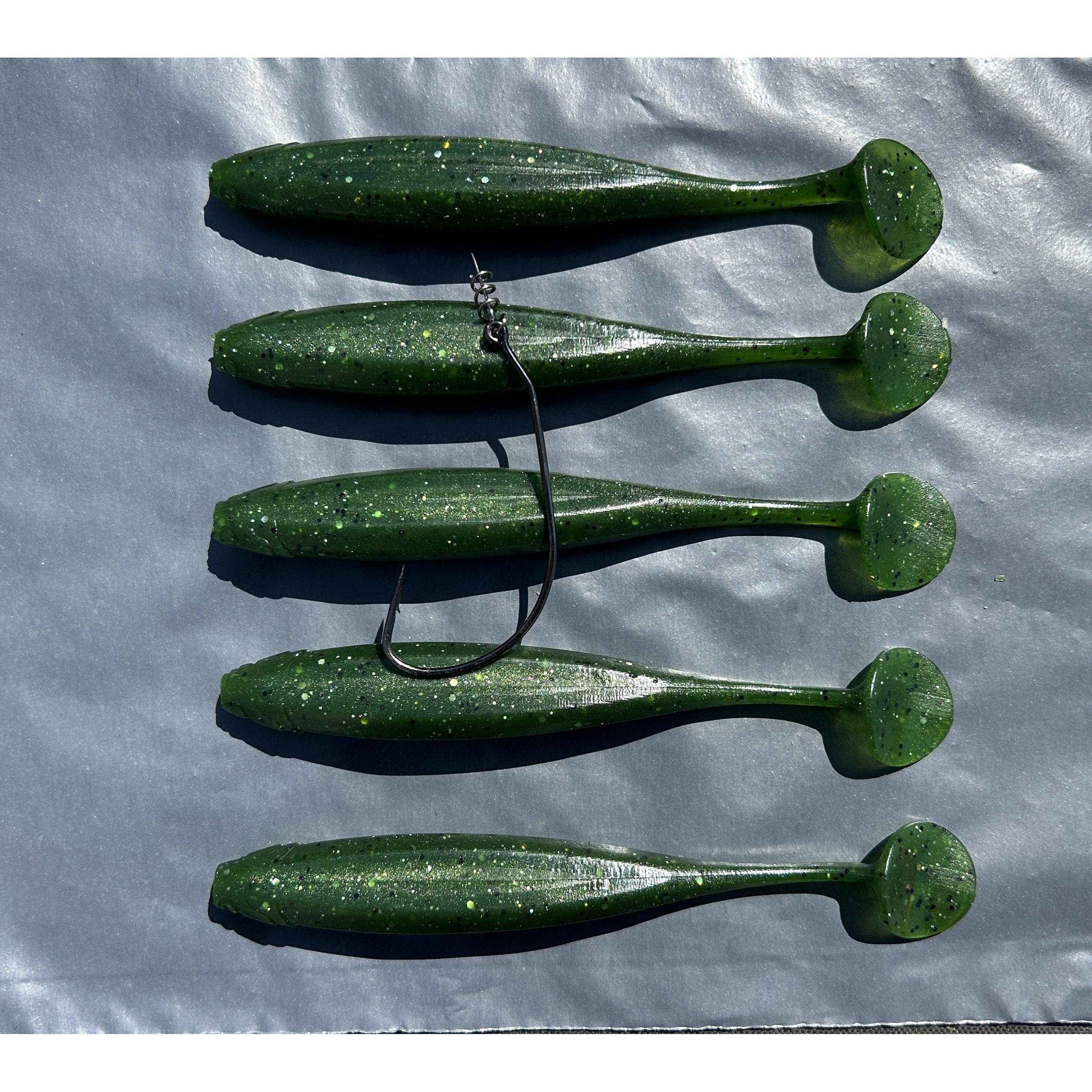 4.5” Handmade Cornish Shads Bass Lure Sets