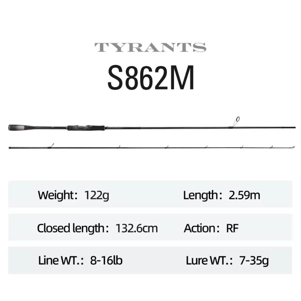 Tyrants Bass Rod Range