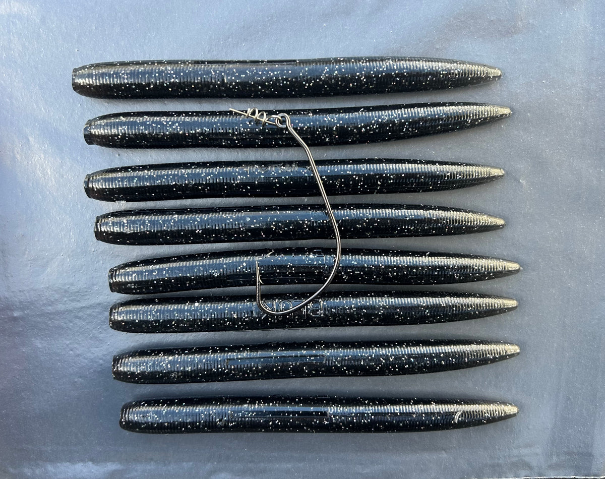 5” Handmade Cornish Worm Bass Lure Sets