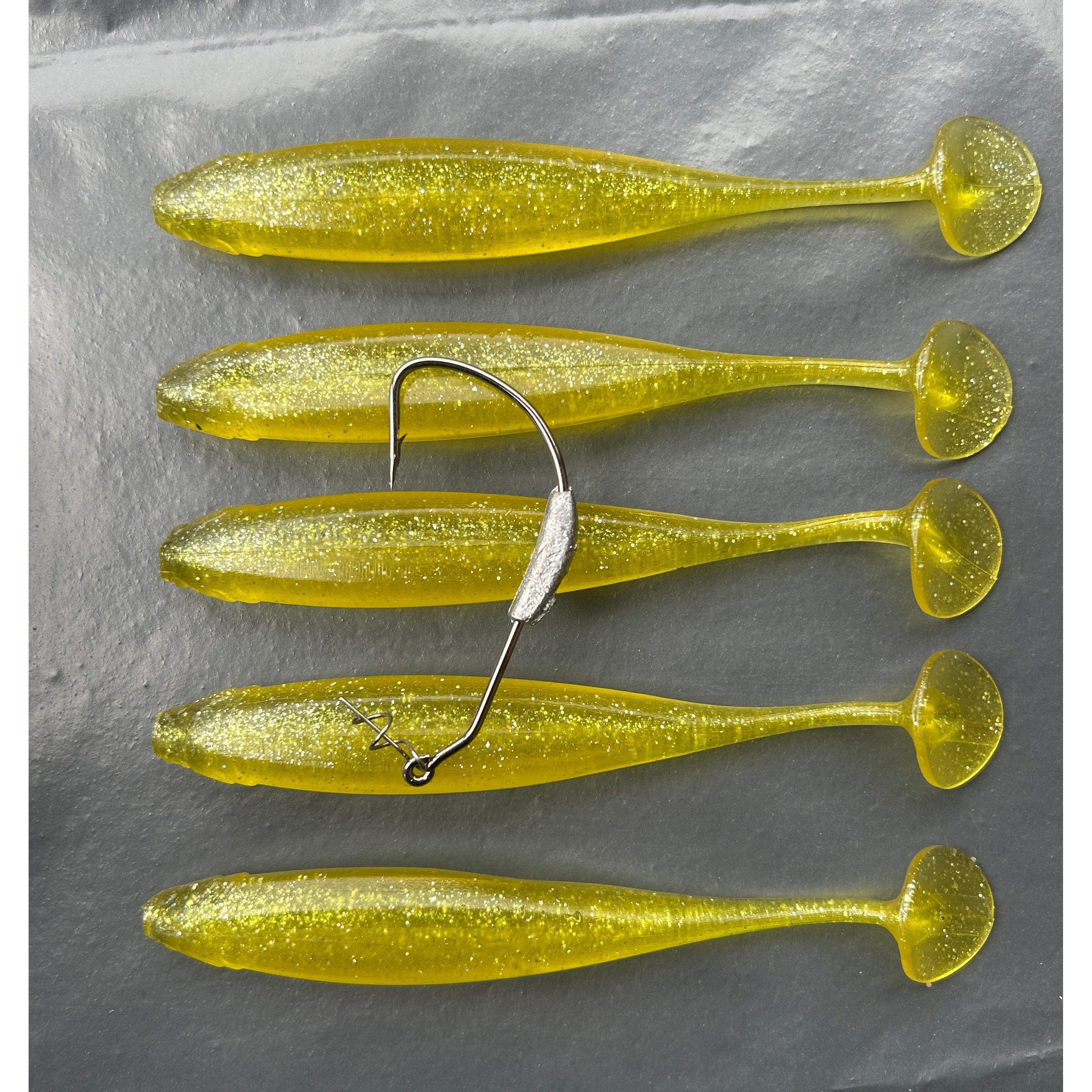 4.5” Handmade Cornish Shads Bass Lure Sets