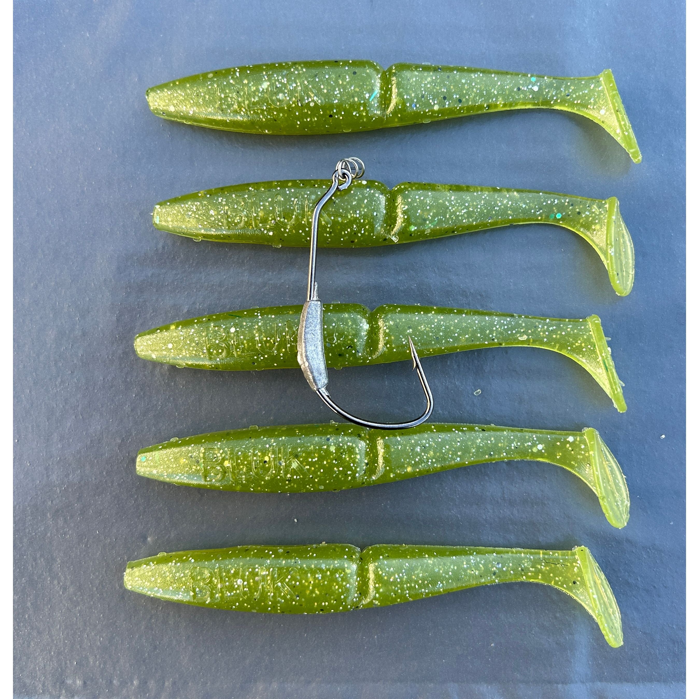 4” Handmade Cornish Split Shad Bass Lure Sets (NEW)